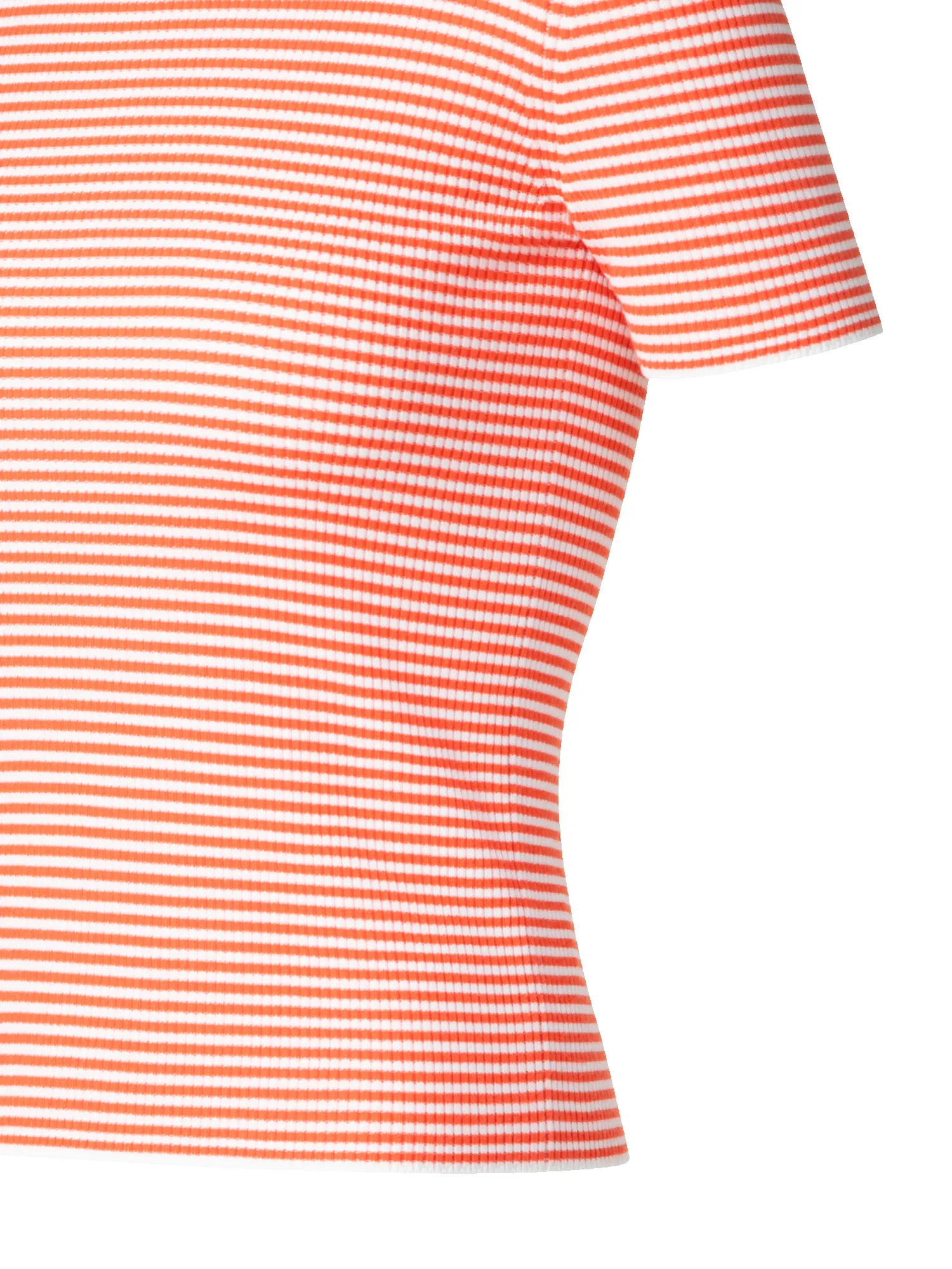 Short Sleeve Sweater in Striped Virgin Wool sold by Akris product image thumbnail 3