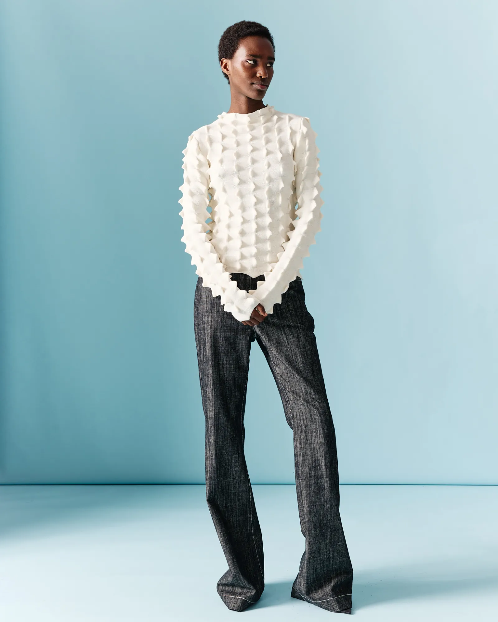 Sweater with 3D Sail Look sold by Akris product image thumbnail 2
