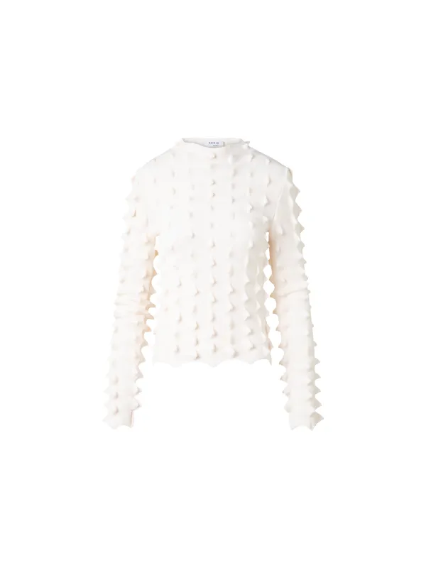 Sweater with 3D Sail Look made by Akris Punto