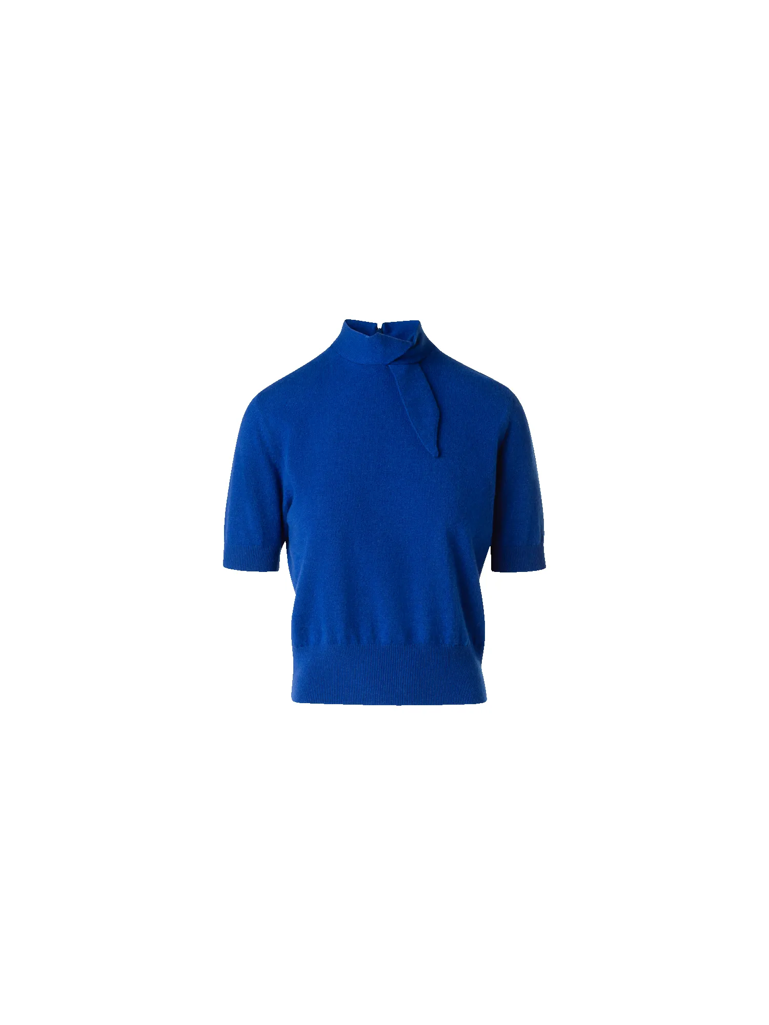 Short Sleeve Cashmere Sweater with Knot Detail sold by Akris
