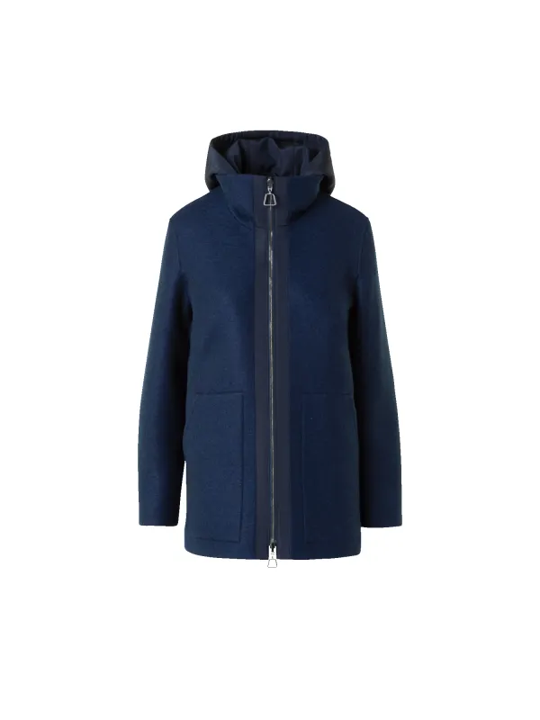 Reversible Cashmere Jacket with Removable Hood sold by Akris