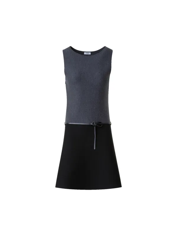 A-Line Belted Milano Knit Mini Dress sold by Akris