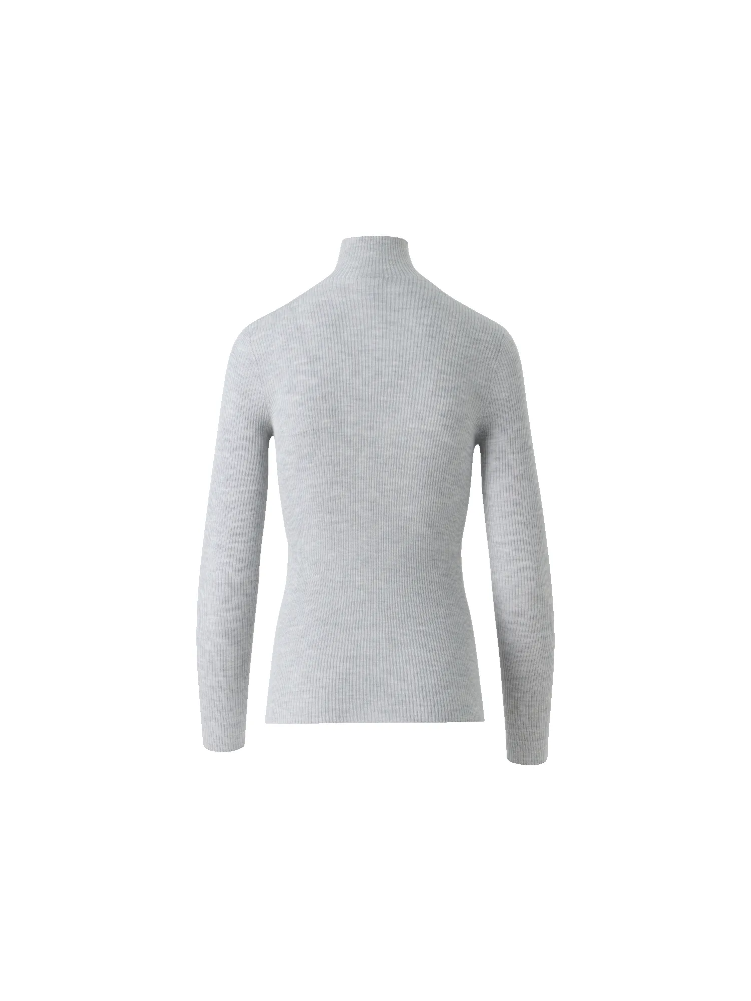 Fine Rib Cashmere Silk Mock Neck Pullover sold by Akris product image thumbnail 4