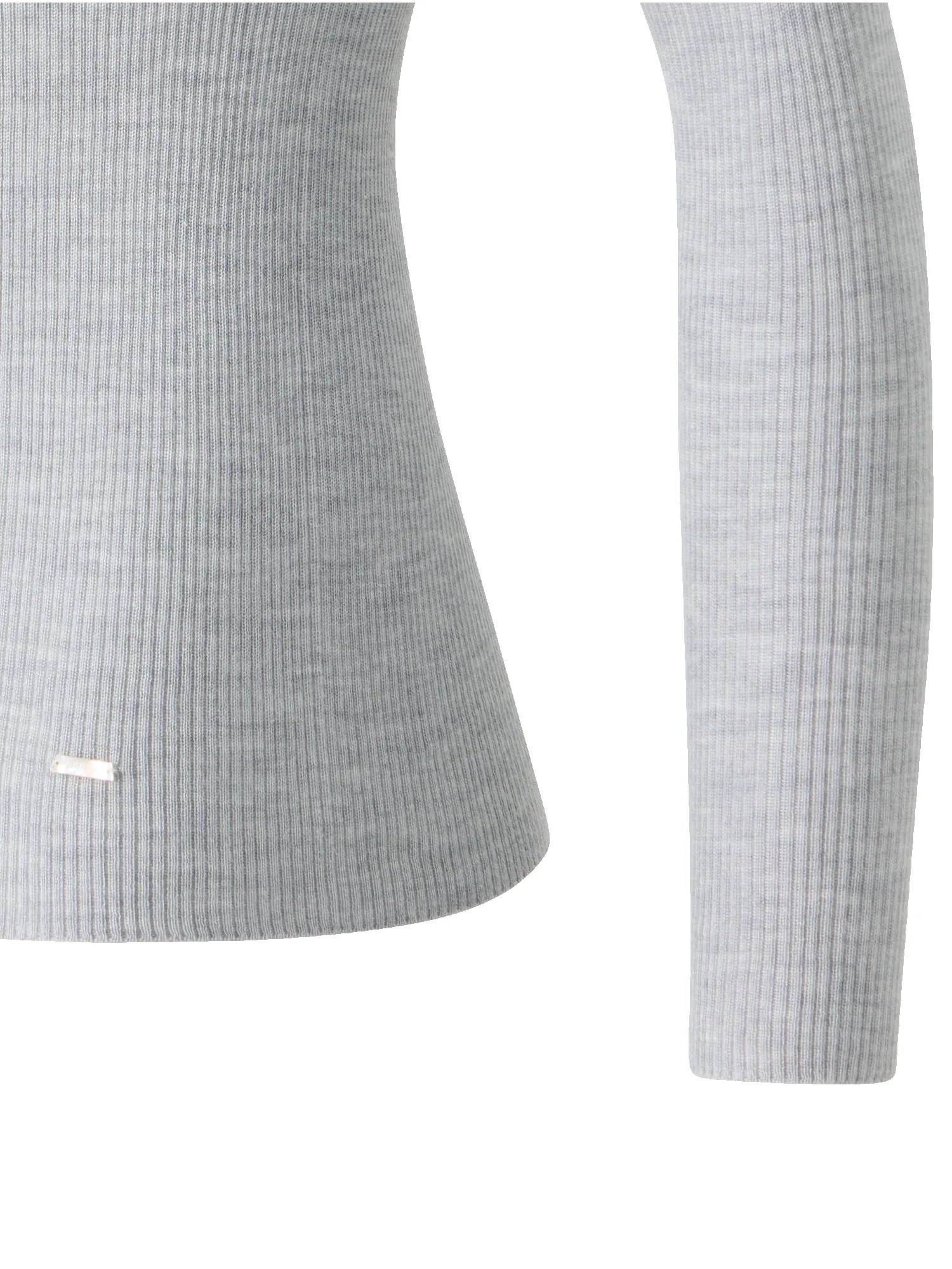 Fine Rib Cashmere Silk Mock Neck Pullover sold by Akris product image thumbnail 3