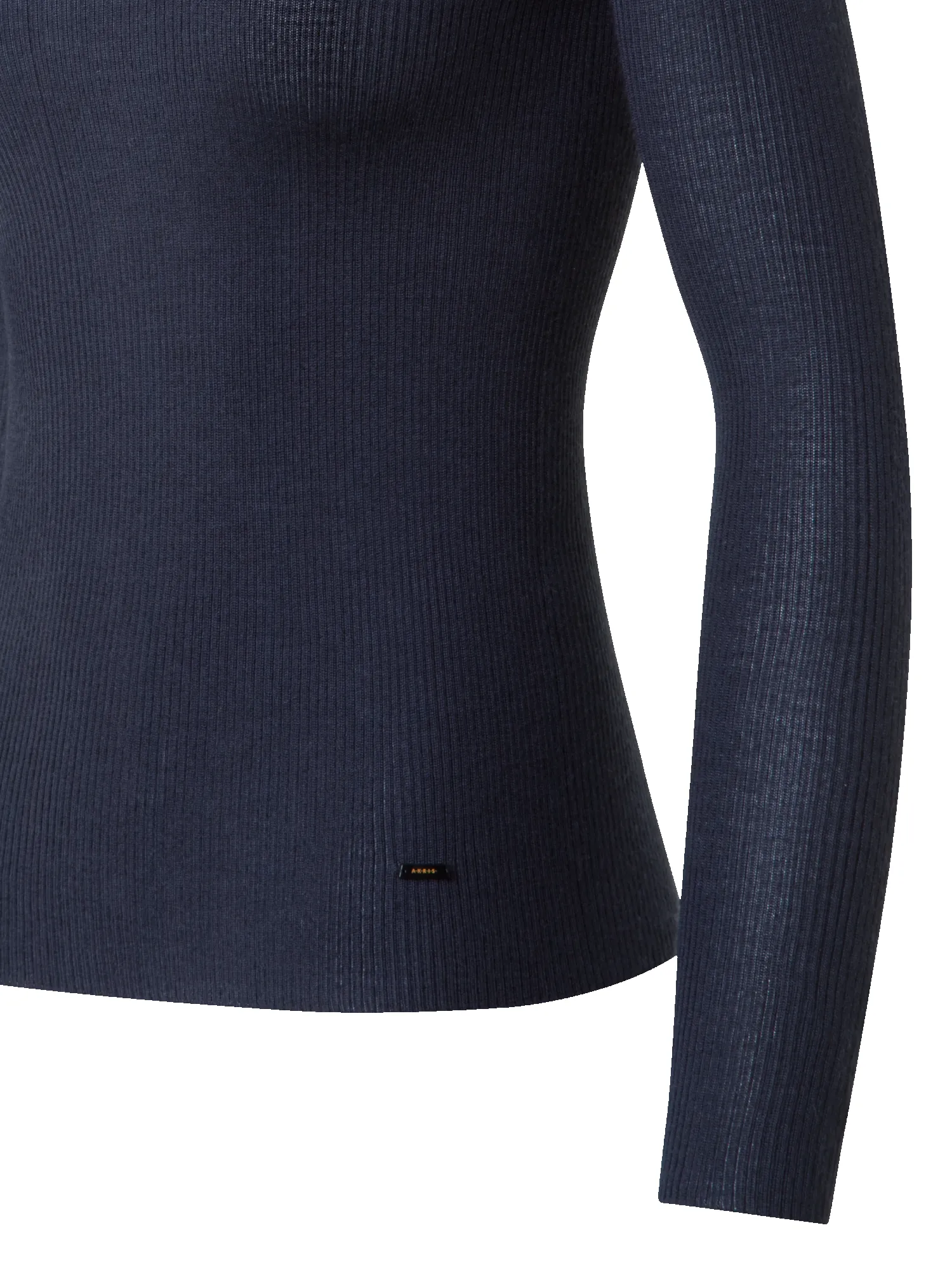 Fine Rib Cashmere Silk Mock Neck Pullover sold by Akris product image thumbnail 3