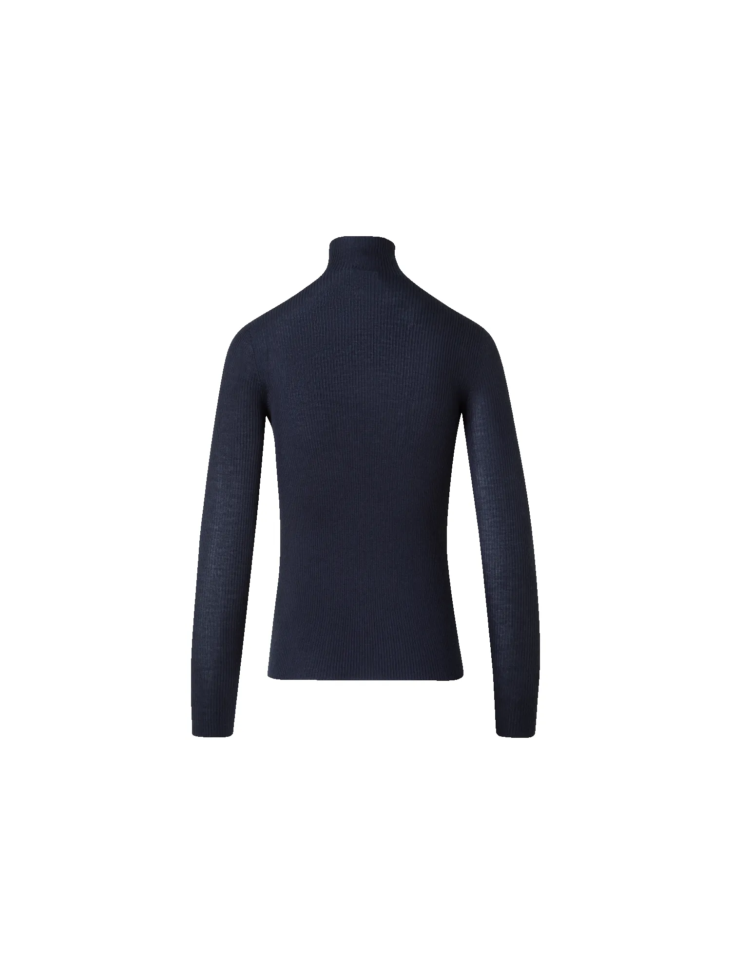 Fine Rib Cashmere Silk Mock Neck Pullover sold by Akris product image thumbnail 4