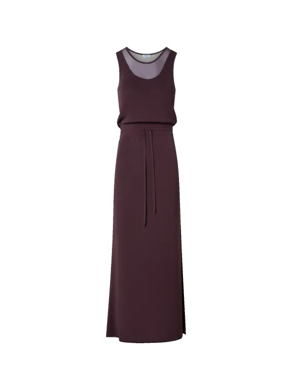Layered Sheer Knit Midi Dress sold by Akris