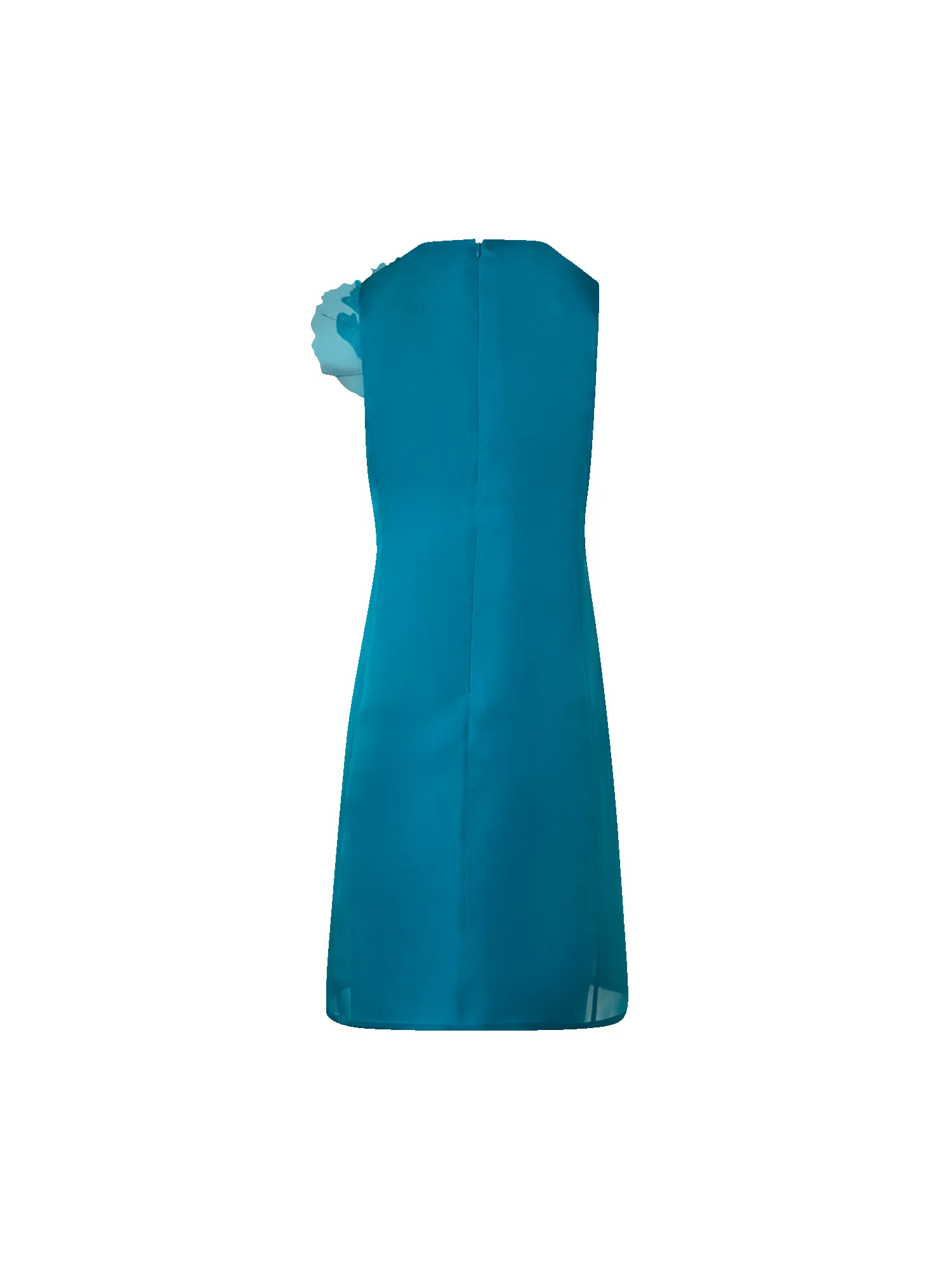 Silk Cocktail Dress with 3D Anemone sold by Akris product image thumbnail 4