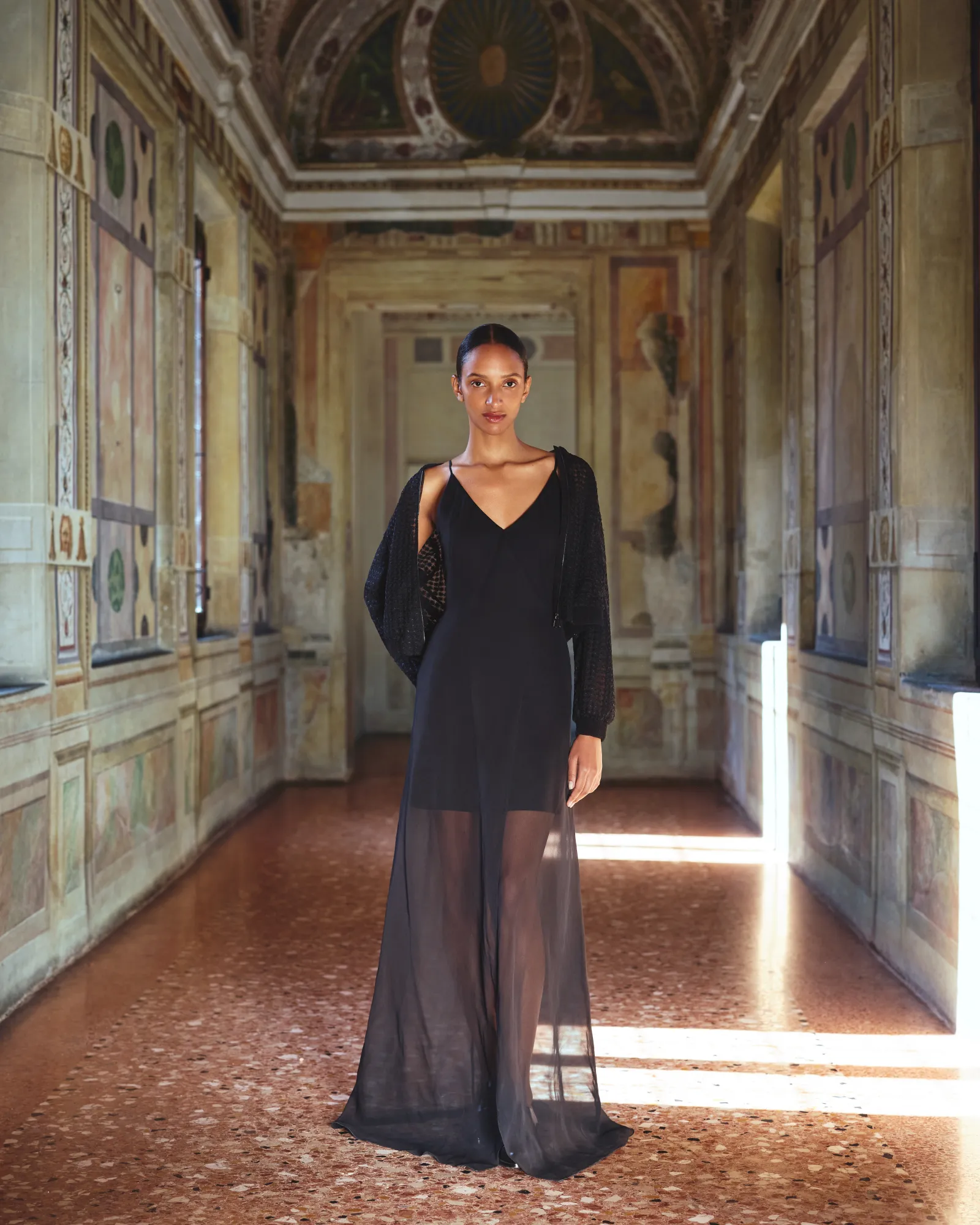 Sheer Silk Gown with Double-Layer sold by Akris product image thumbnail 2