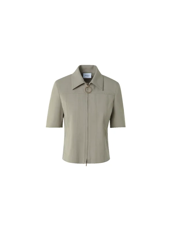 Short Sleeve Denim Jacket sold by Akris