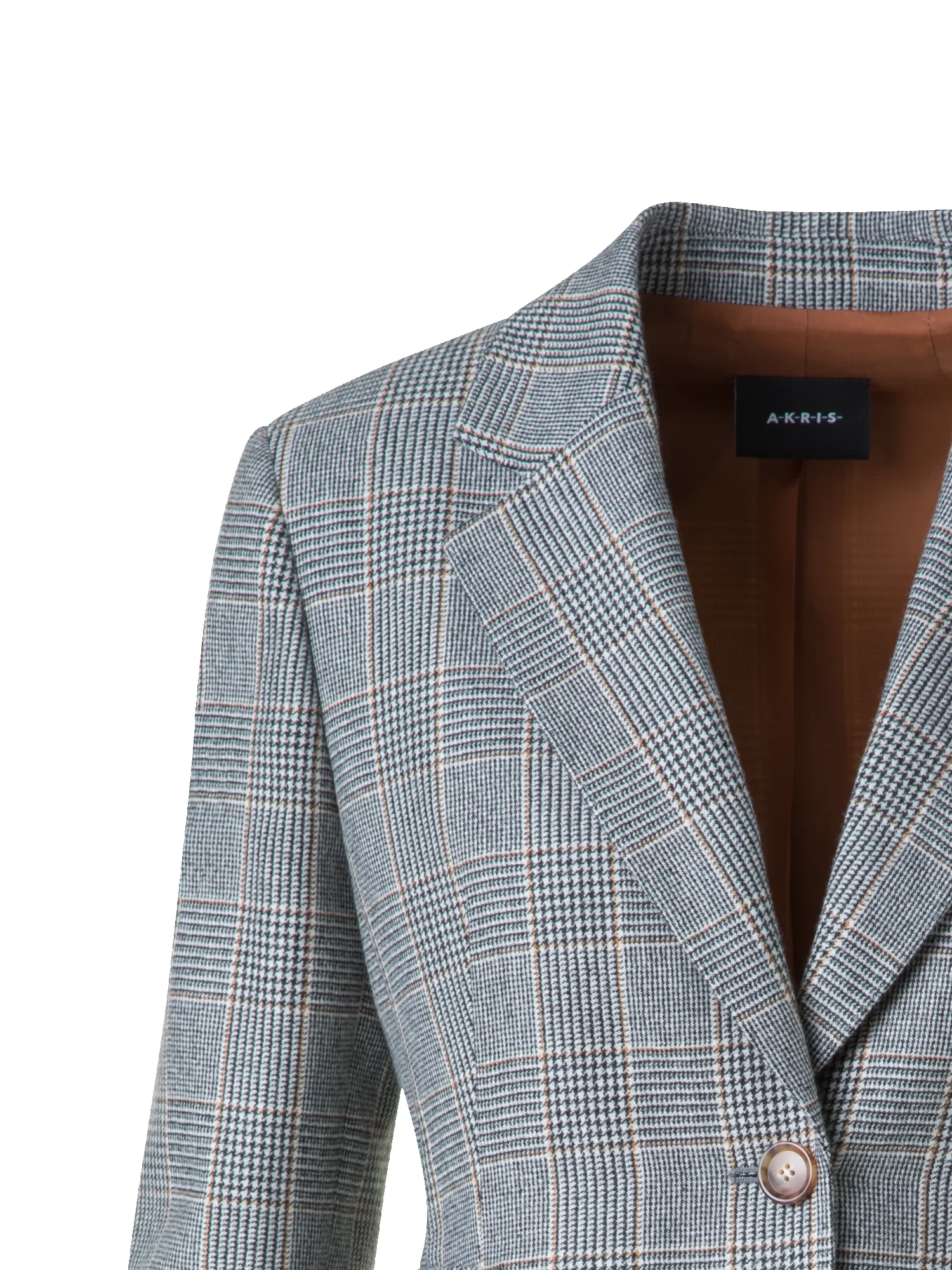 Long Prince of Wales Pure Cashmere Blazer sold by Akris product image thumbnail 5