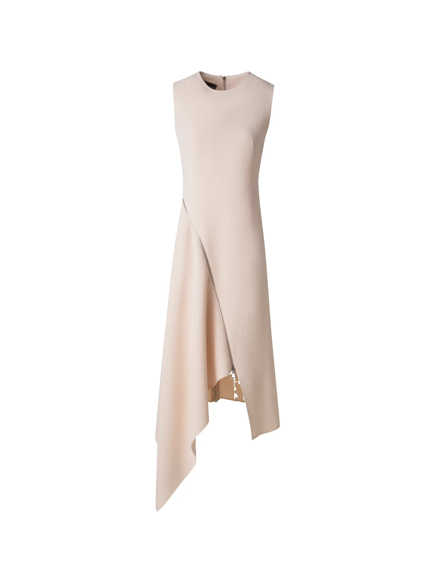 Asymmetrical Flared Dress in Wool Double-Face sold by Akris