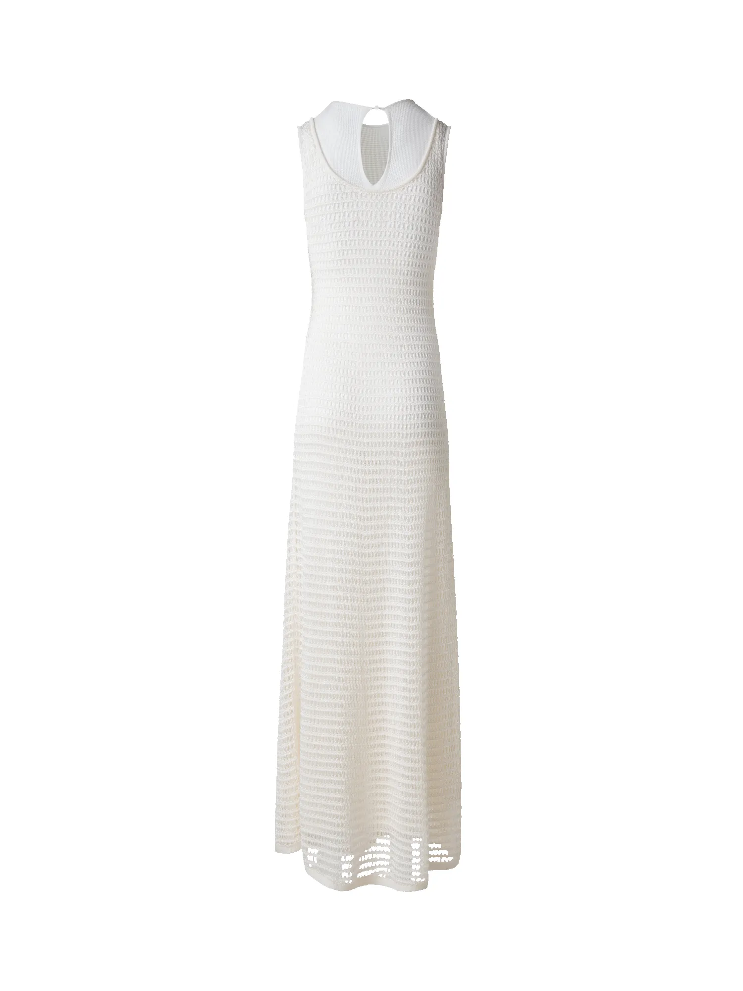 Bodycon Knit Dress in Layered Viscose Crochet sold by Akris product image thumbnail 4