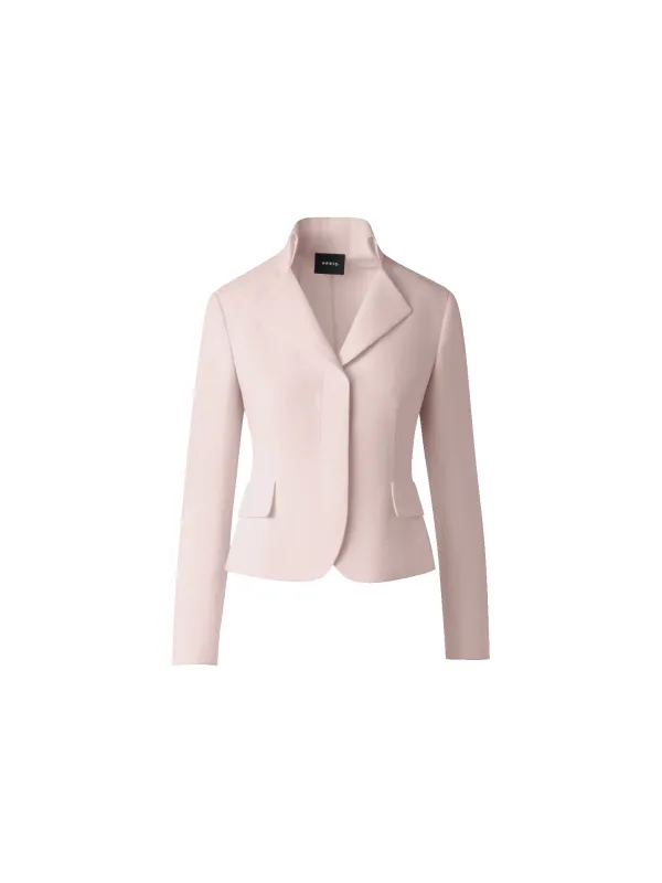 Tailored Wool Crêpe Double Face Jacket made by Akris