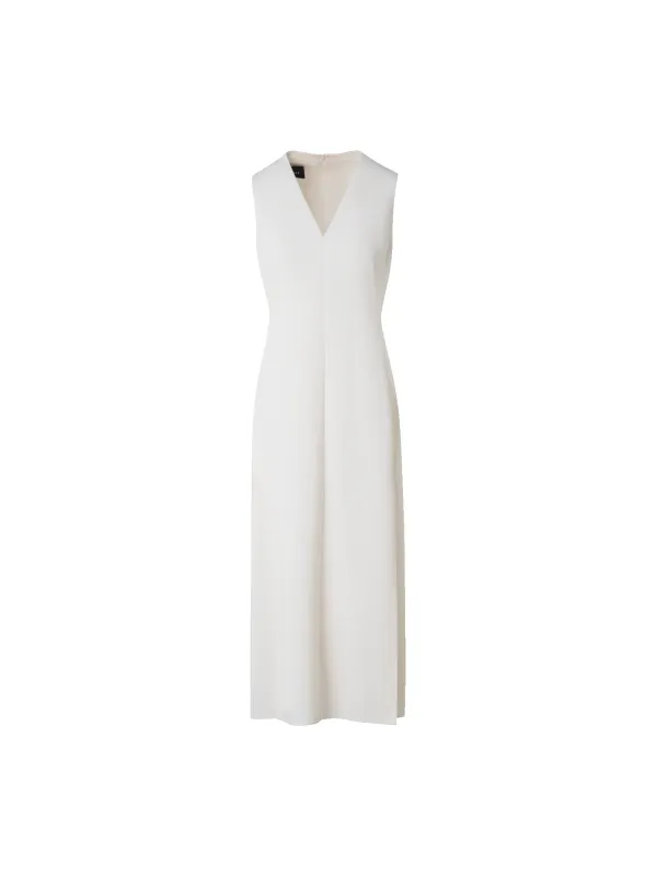 V-Neck Midi Sheath Dress in Wool Double-Face sold by Akris