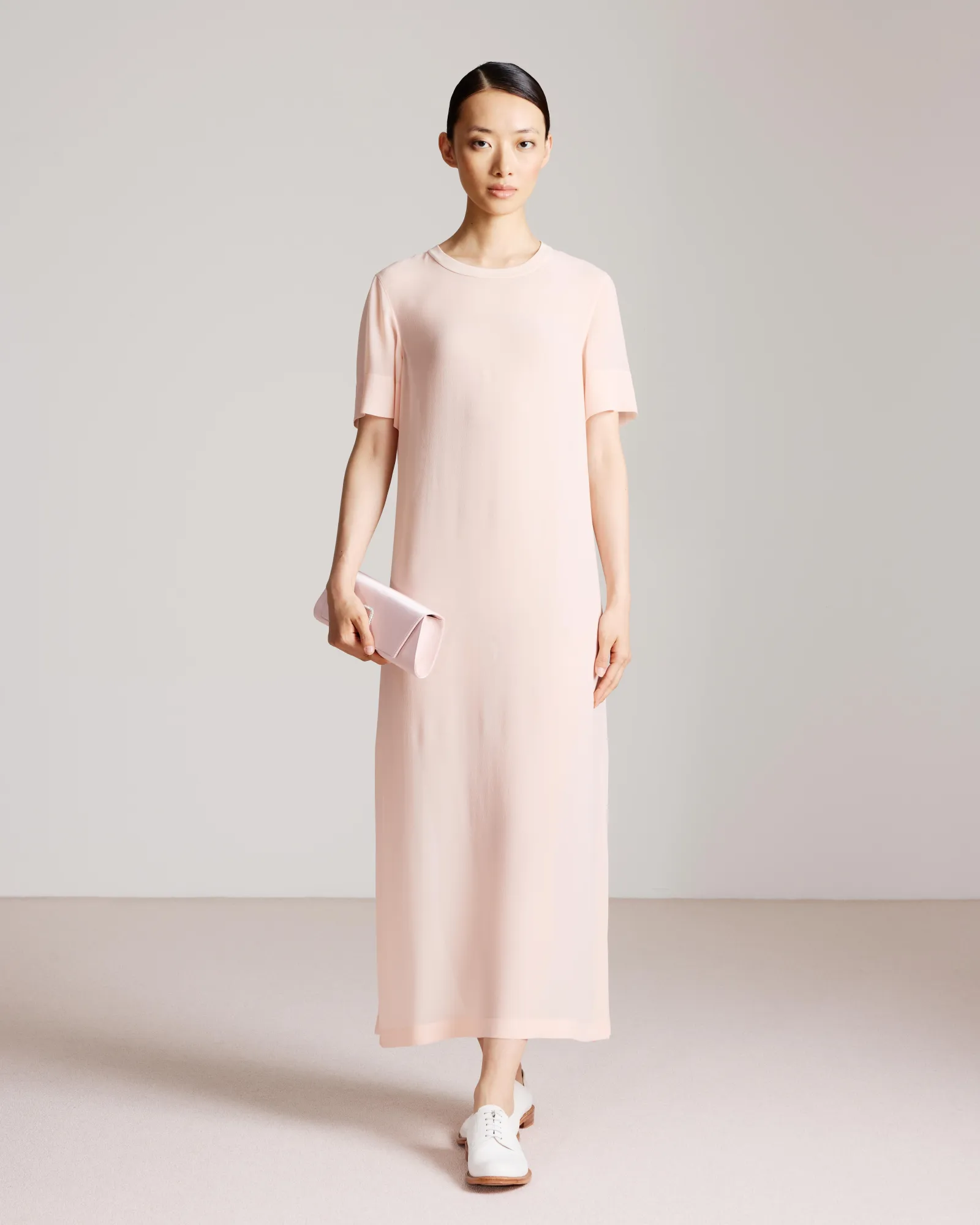 Long Silk T-Shirt Dress sold by Akris product image thumbnail 2