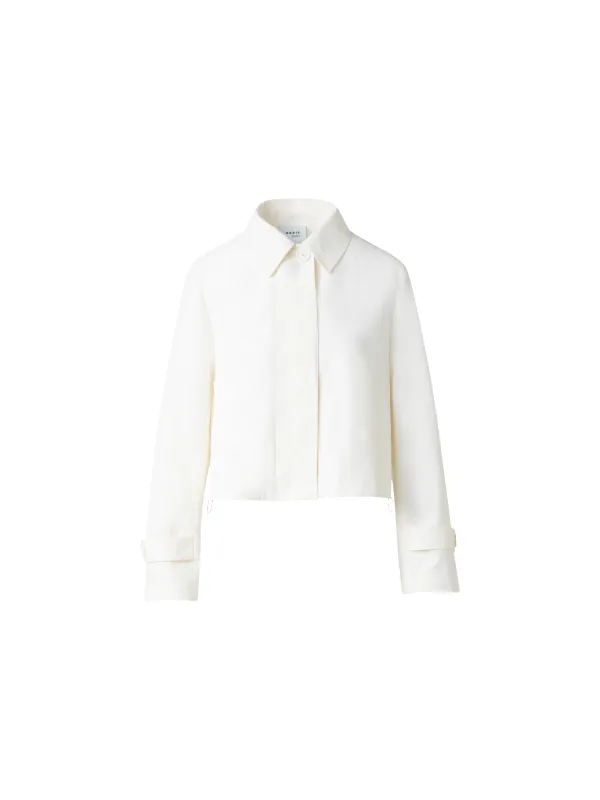 Water Repellent Bicycle Parka in Cotton Blend sold by Akris