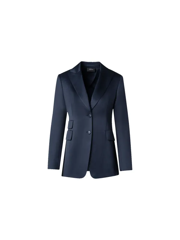 Long Silk Blazer Jacket sold by Akris