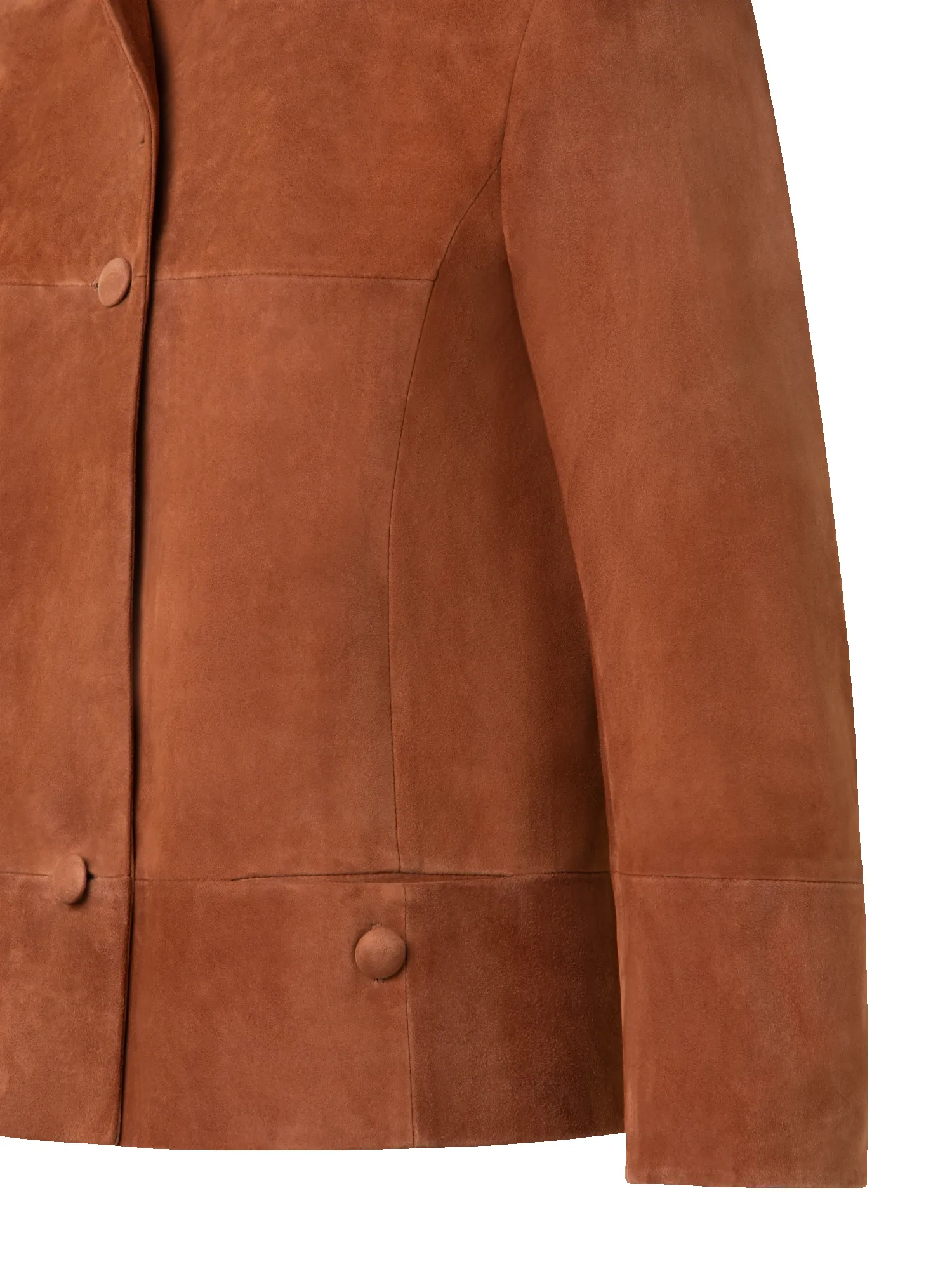 Cropped Leather Jacket with Knit Collar sold by Akris product image thumbnail 3