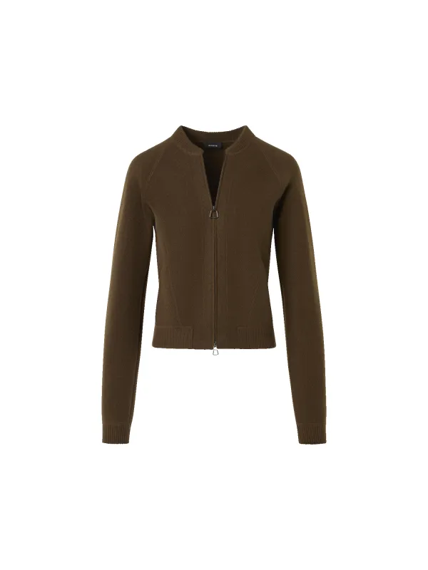 Short Cashmere Piqué Cardigan sold by Akris