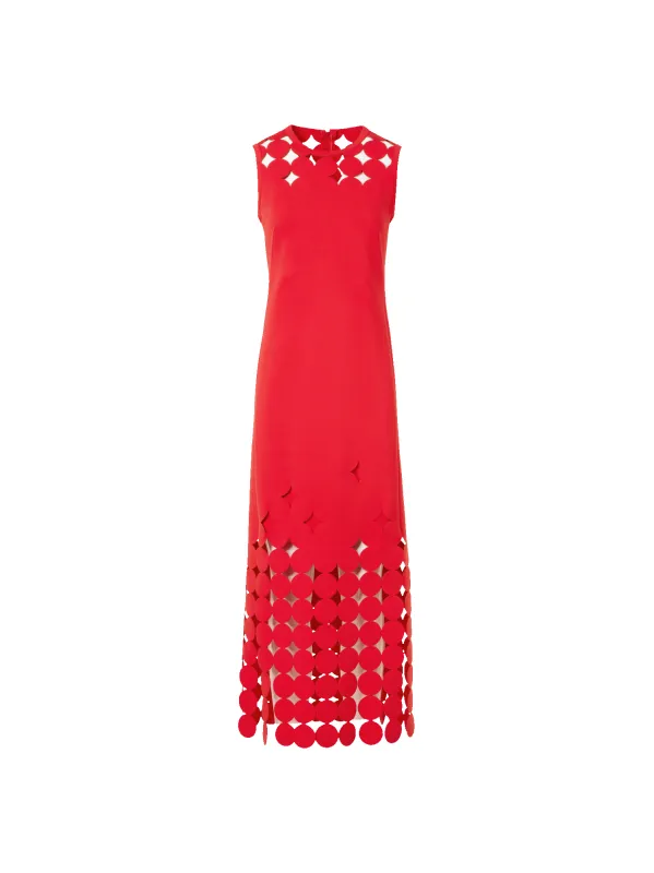 Dropping Dot Cut-Out Jersey Dress sold by Akris