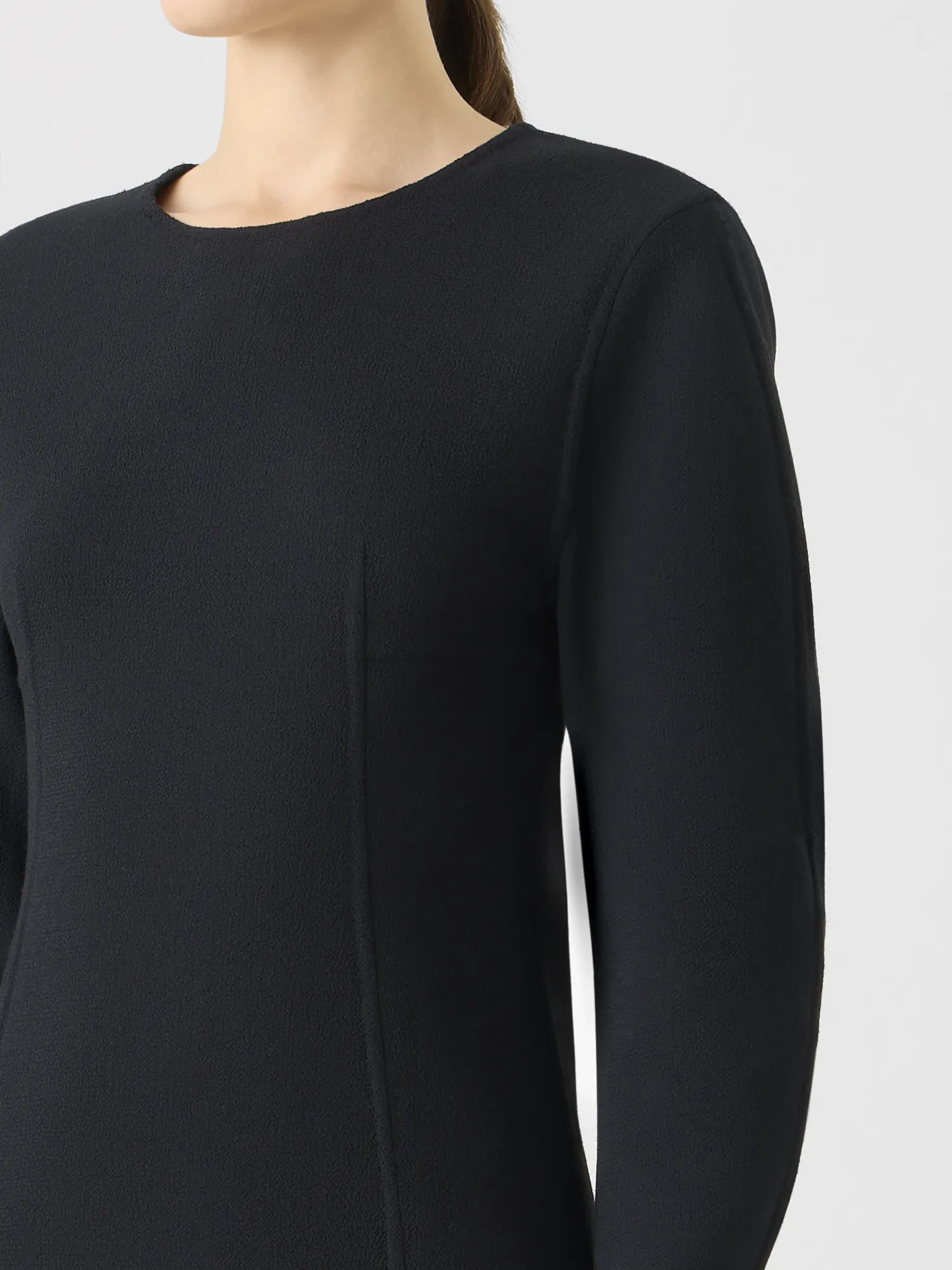 Short Wool Crêpe Double-Face Sheath Dress sold by Akris product image thumbnail 4