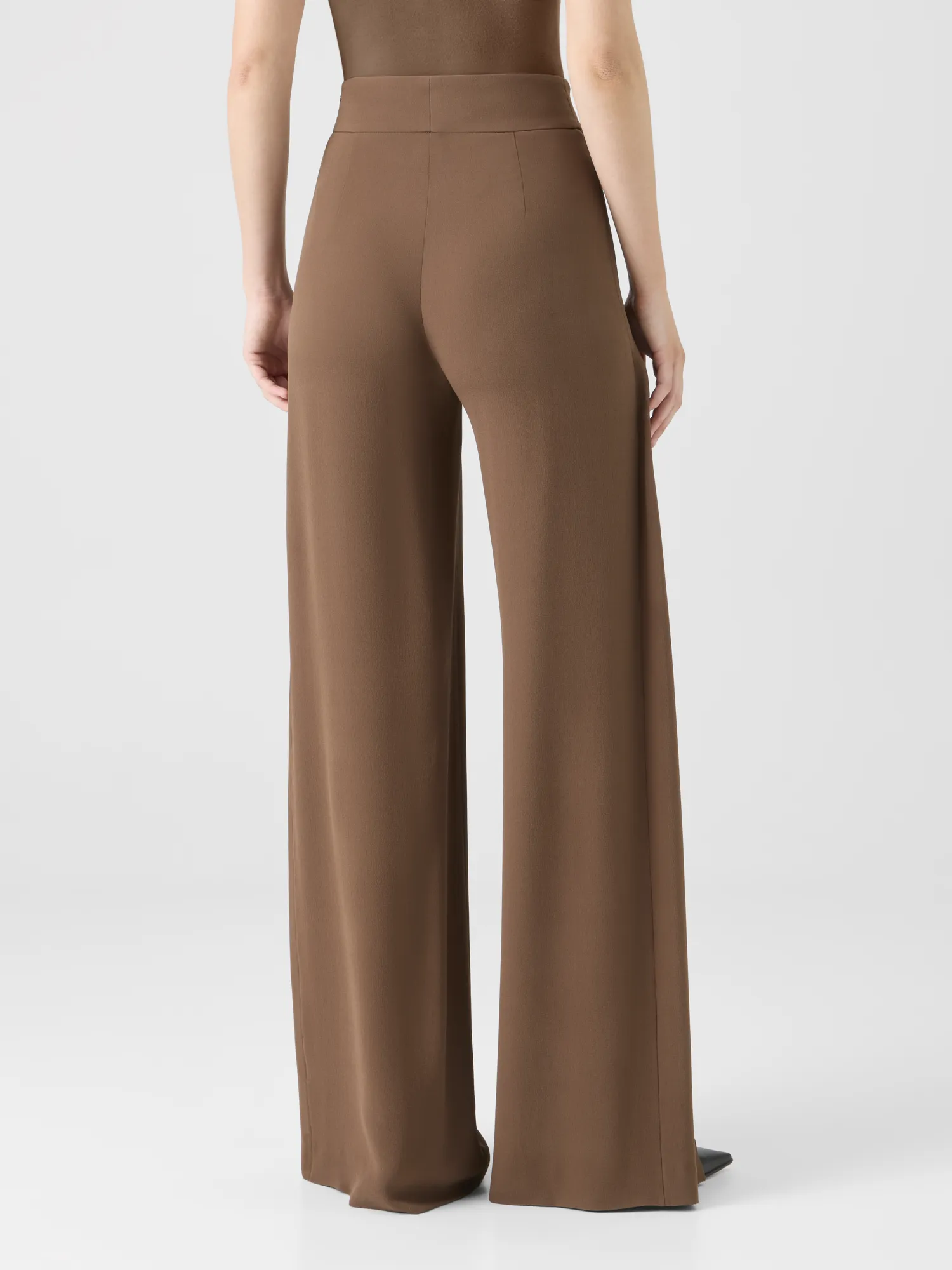 Wide Silk Pants with Slits sold by Akris product image thumbnail 5