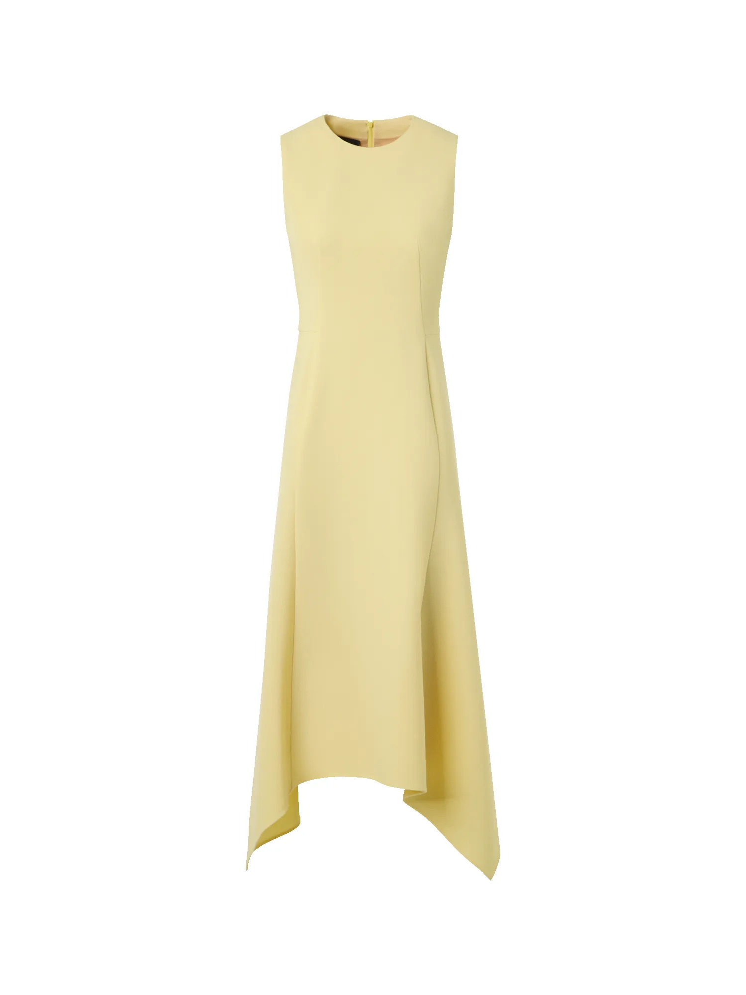 Asymmetrical Wool Crêpe Double-Face Midi Dress sold by Akris