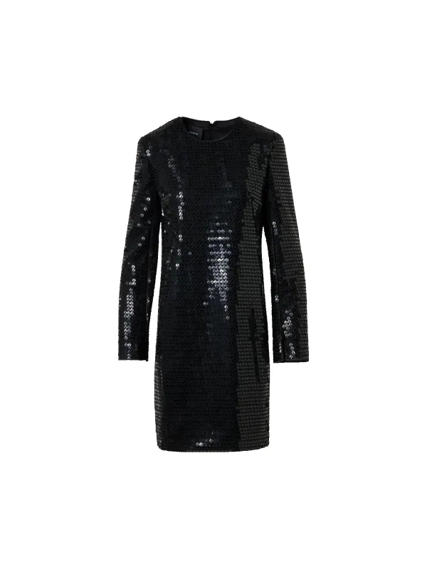 Corded Sequins on Chiffon Cocktail Sheath Dress sold by Akris