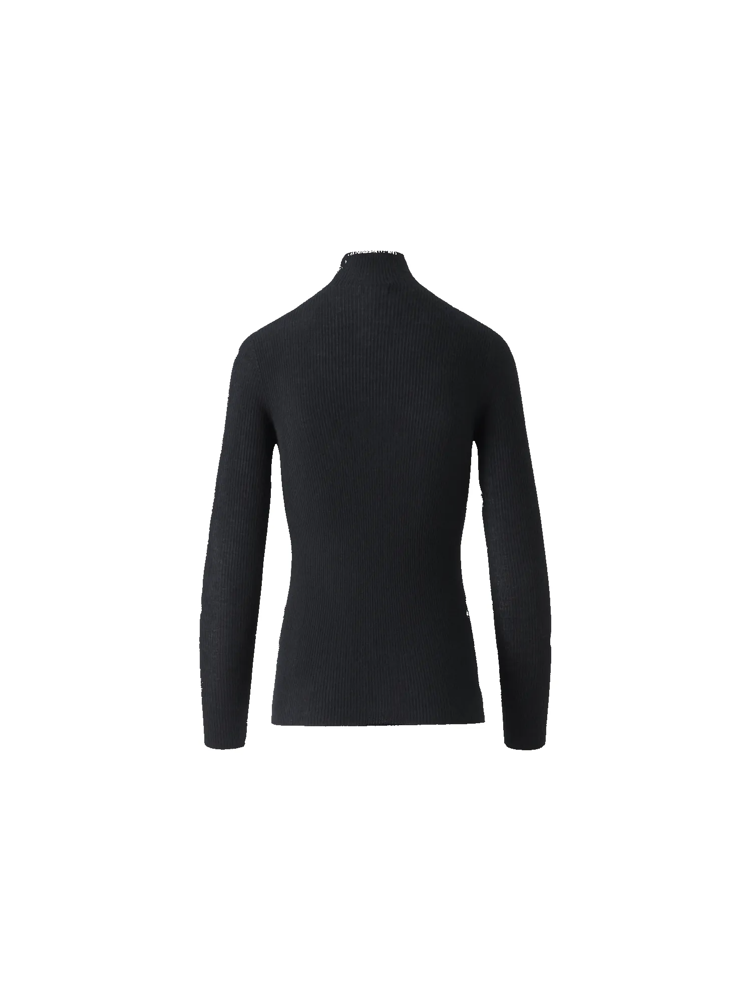 Fine Rib Cashmere Silk Mock Neck Pullover sold by Akris product image thumbnail 4