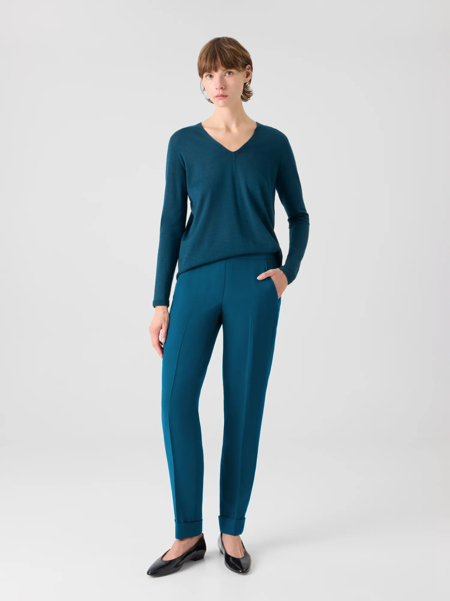 Chris Tapered Pants with Elastic Waist sold by Akris product image thumbnail 2