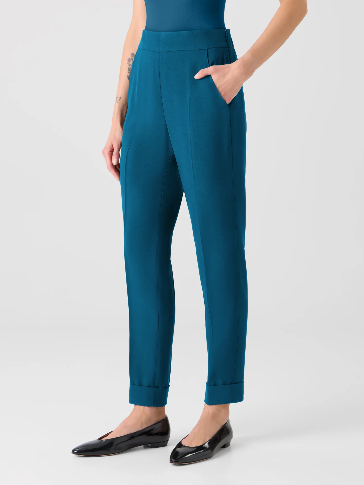 Chris Tapered Pants with Elastic Waist sold by Akris product image thumbnail 4