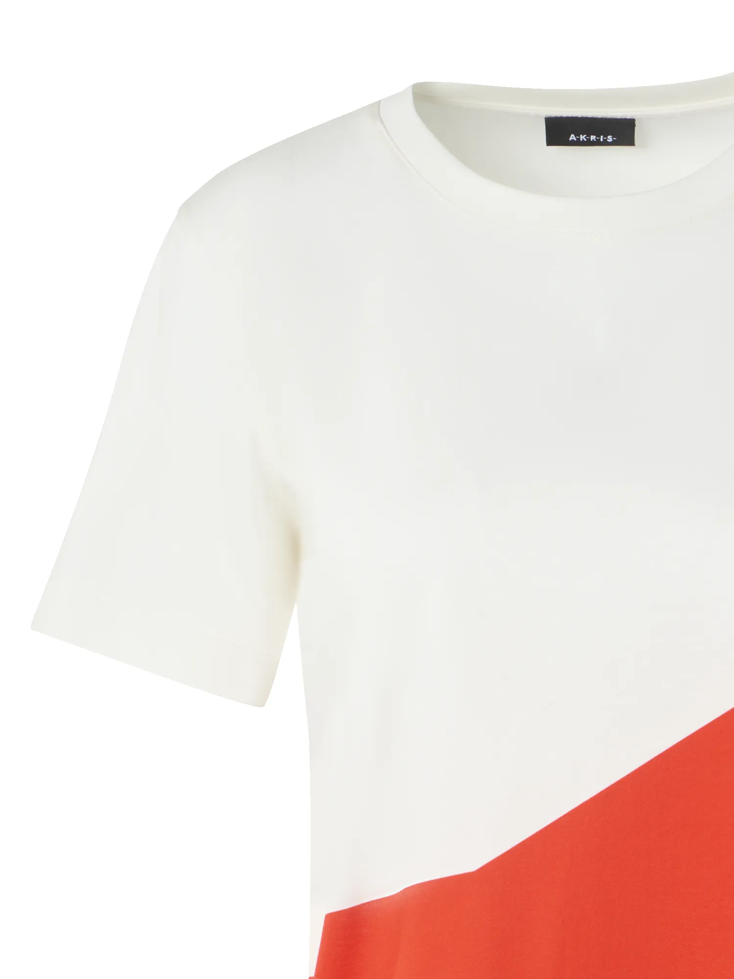 Relaxed Cotton T-Shirt with Polygon Print sold by Akris product image thumbnail 3