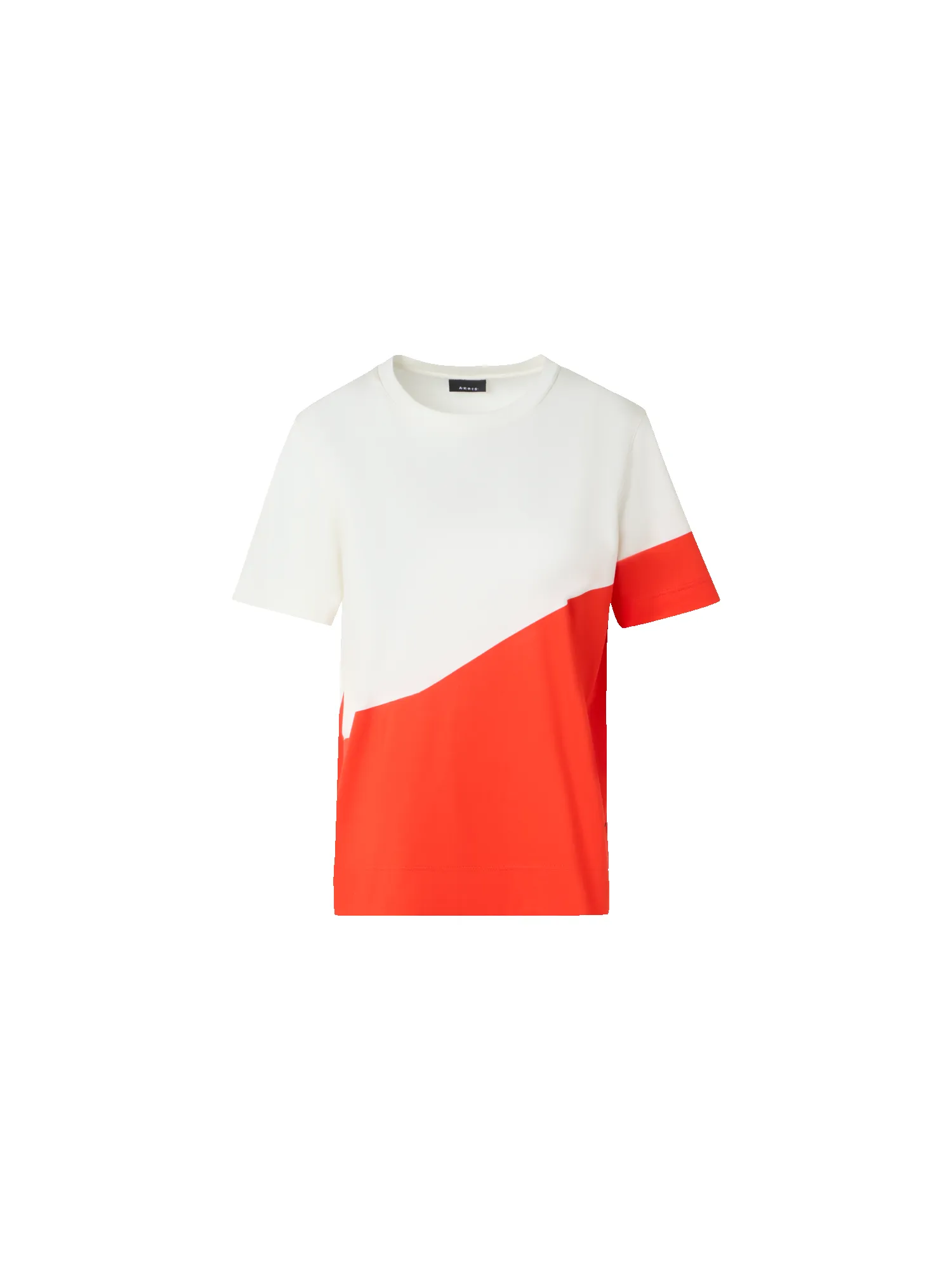 Relaxed Cotton T-Shirt with Polygon Print sold by Akris