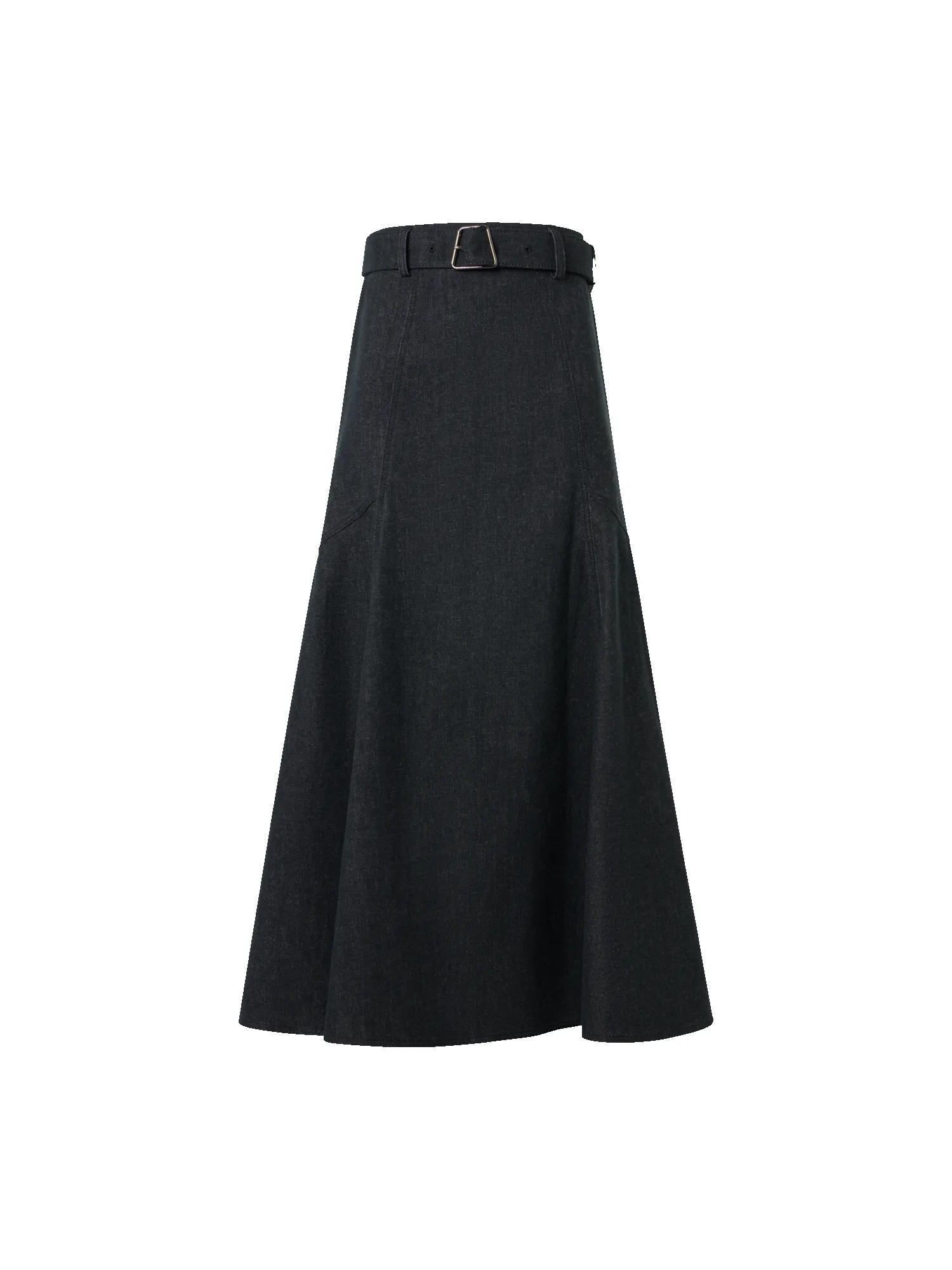Denim A-line Midi Skirt sold by Akris