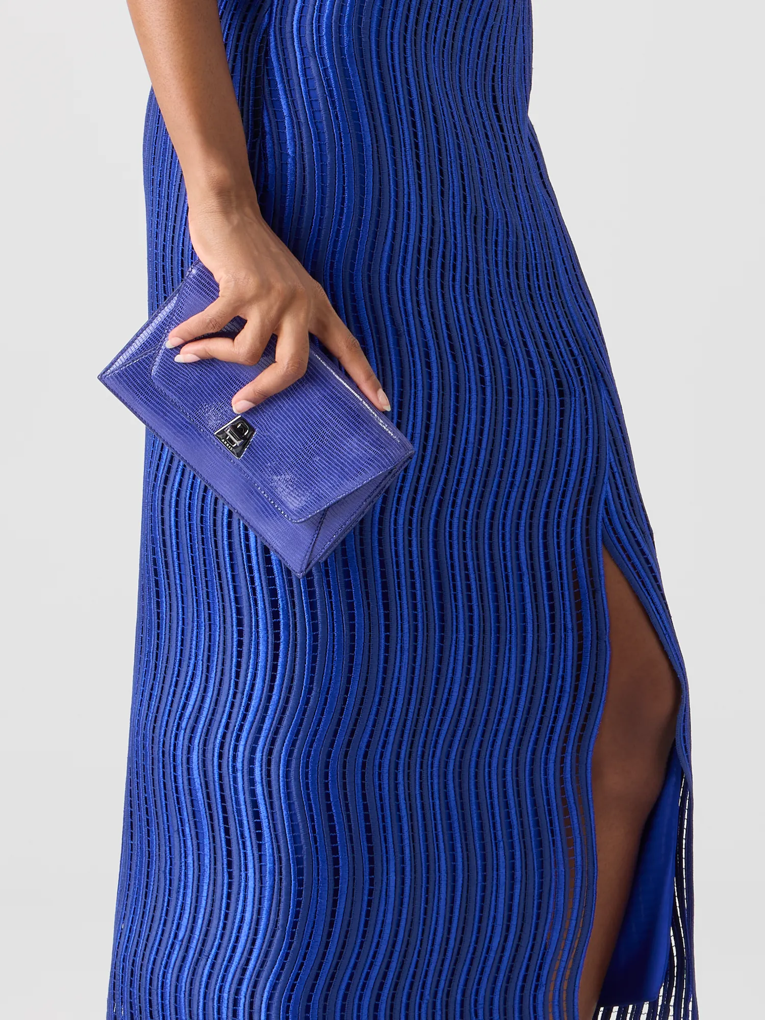 Midi Pencil Skirt in Wave Guipure sold by Akris product image thumbnail 5