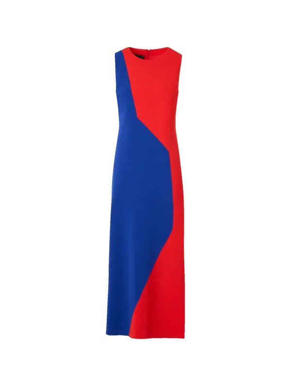 Midi Sheath Dress with Polygon Patchwork sold by Akris