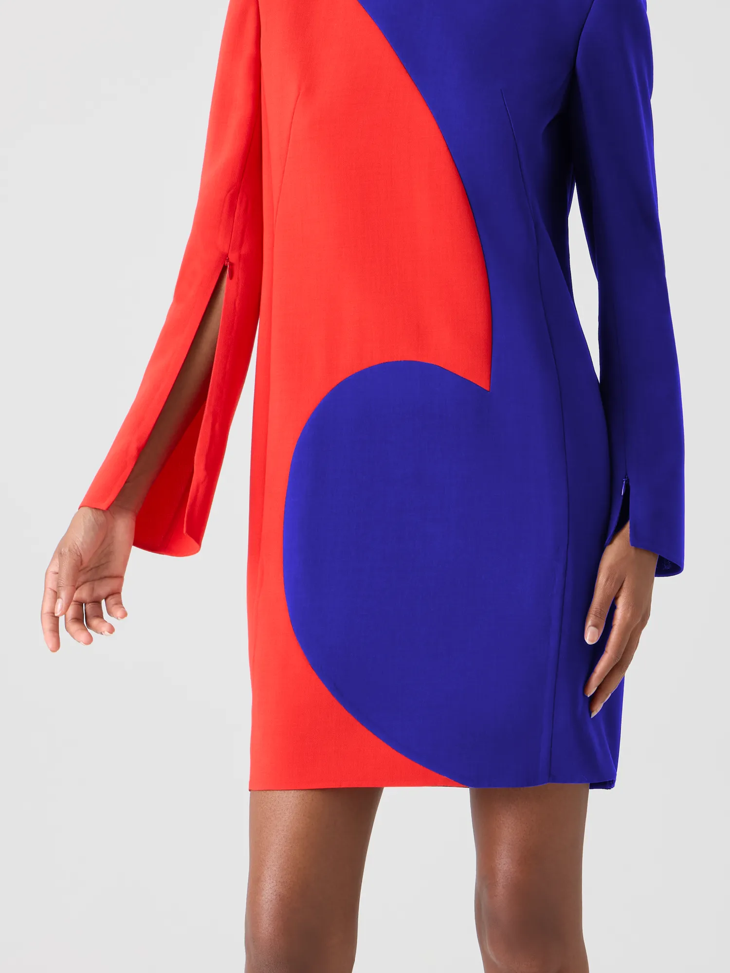 Sheath Dress with Vortex Patchwork sold by Akris product image thumbnail 5
