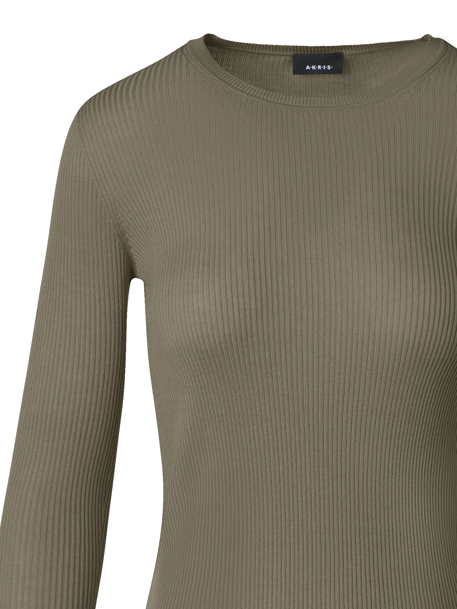 Fitted Seamless Silk Cotton Knit Sweater sold by Akris product image thumbnail 2