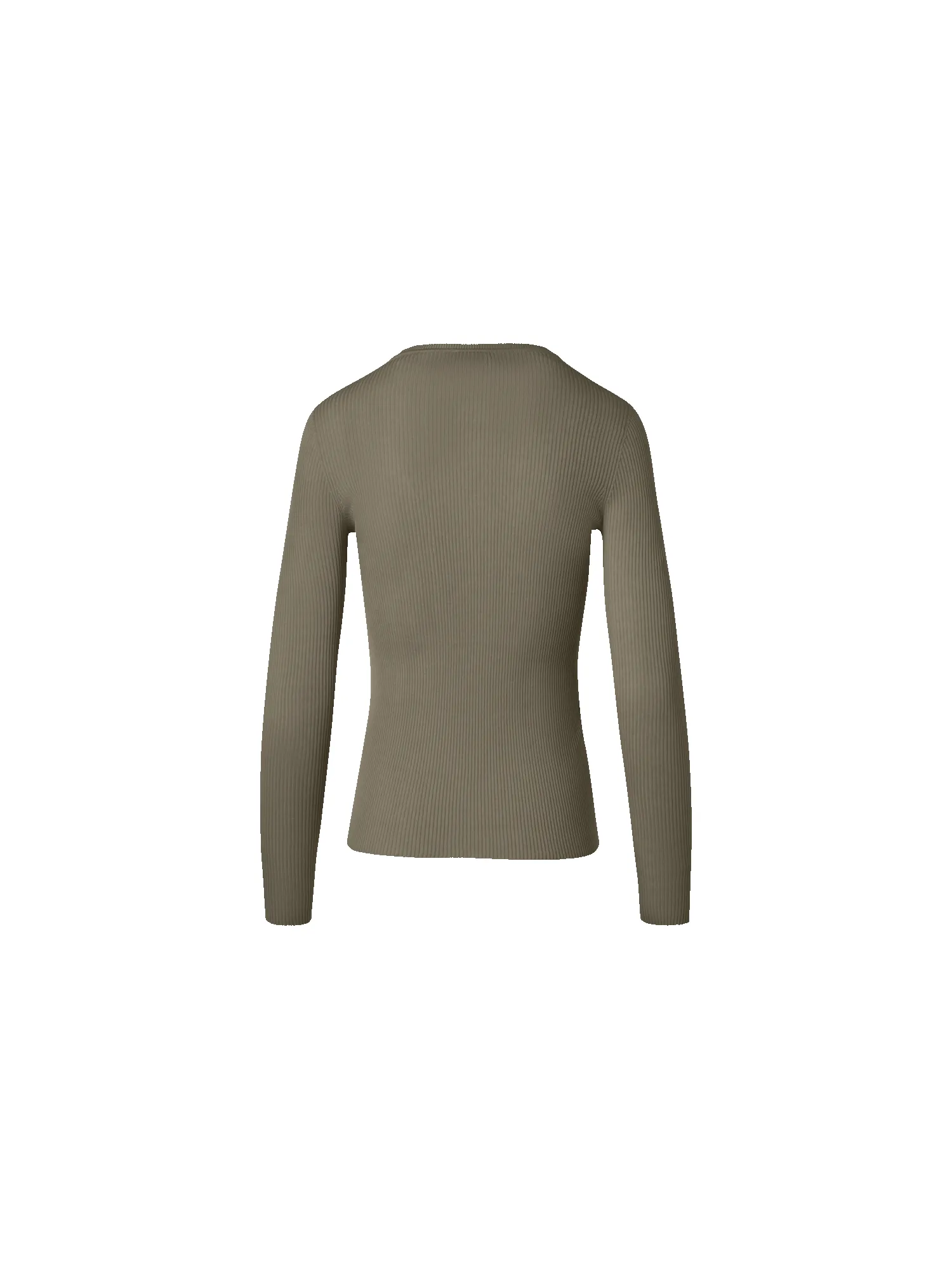 Fitted Seamless Silk Cotton Knit Sweater sold by Akris product image thumbnail 4