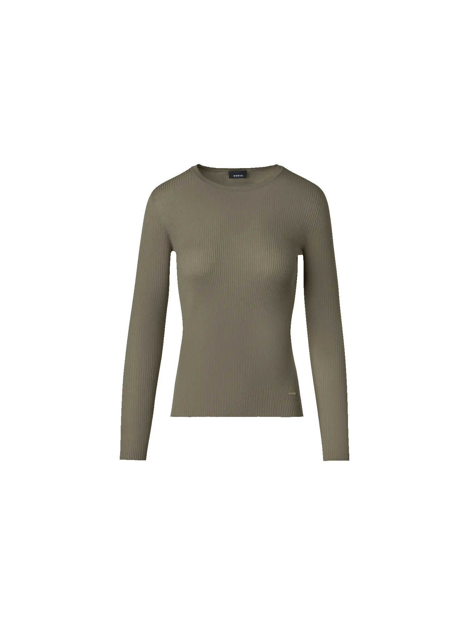 Fitted Seamless Silk Cotton Knit Sweater sold by Akris