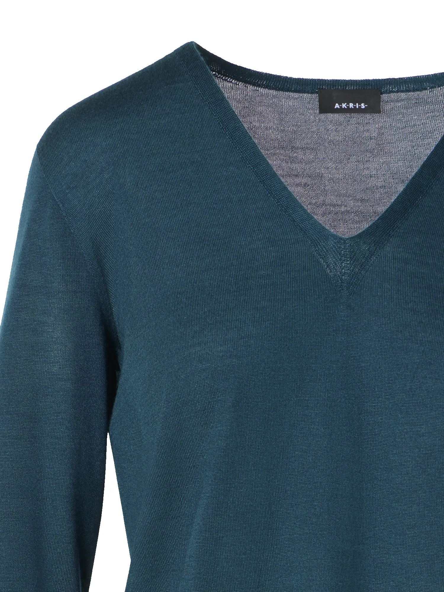 Seamless Cashmere Silk V-Neck Sweater sold by Akris product image thumbnail 3