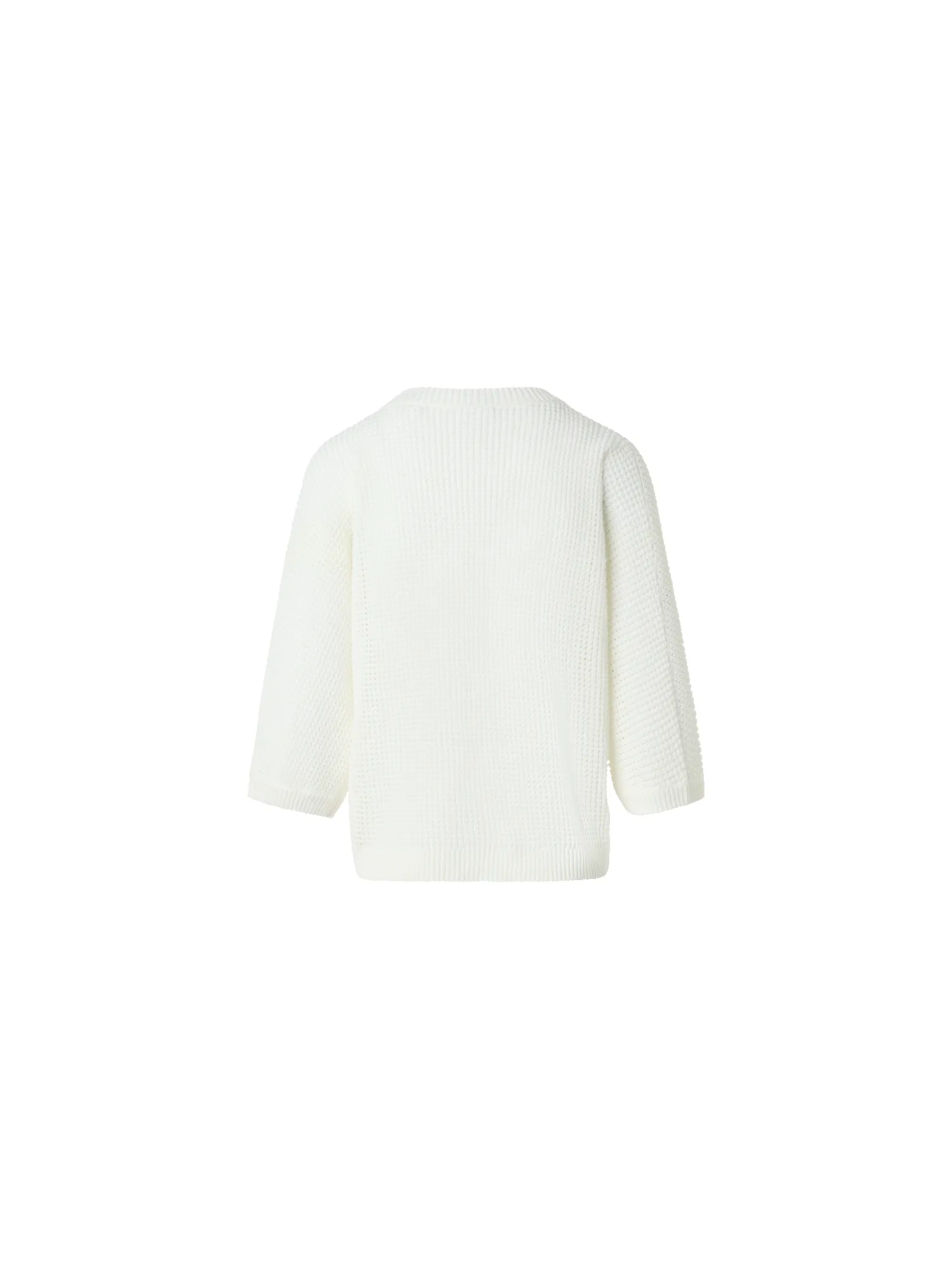 Relaxed Linen-Cotton Boxy Knit Sweater sold by Akris product image thumbnail 5