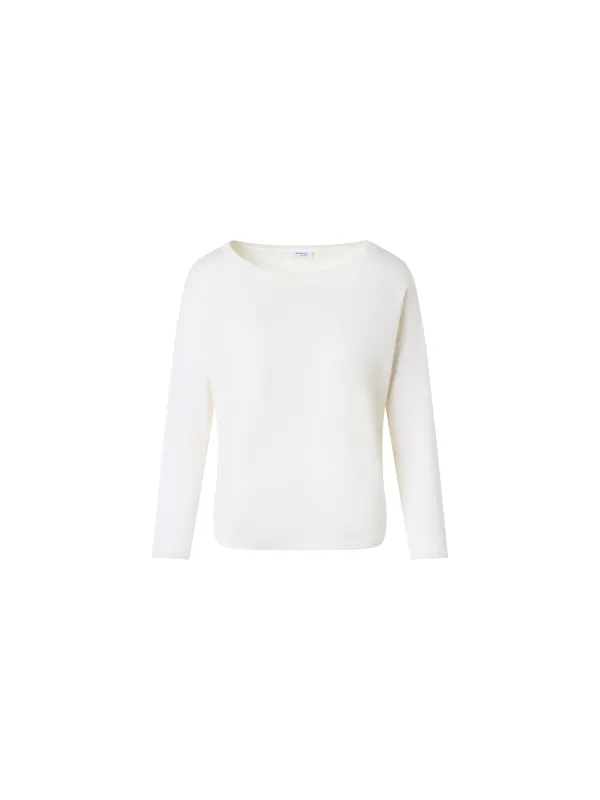 Fine Merino Wool Signature Knit Sweater made by Akris Punto