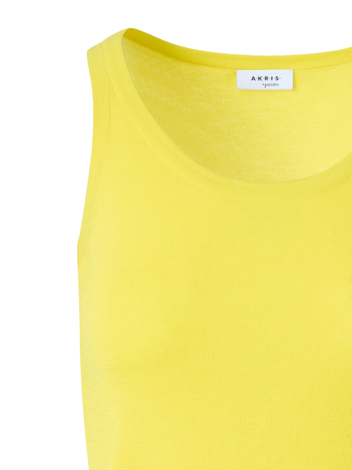 Fitted Merino Wool Tank Top with Scoop Neck sold by Akris product image thumbnail 3