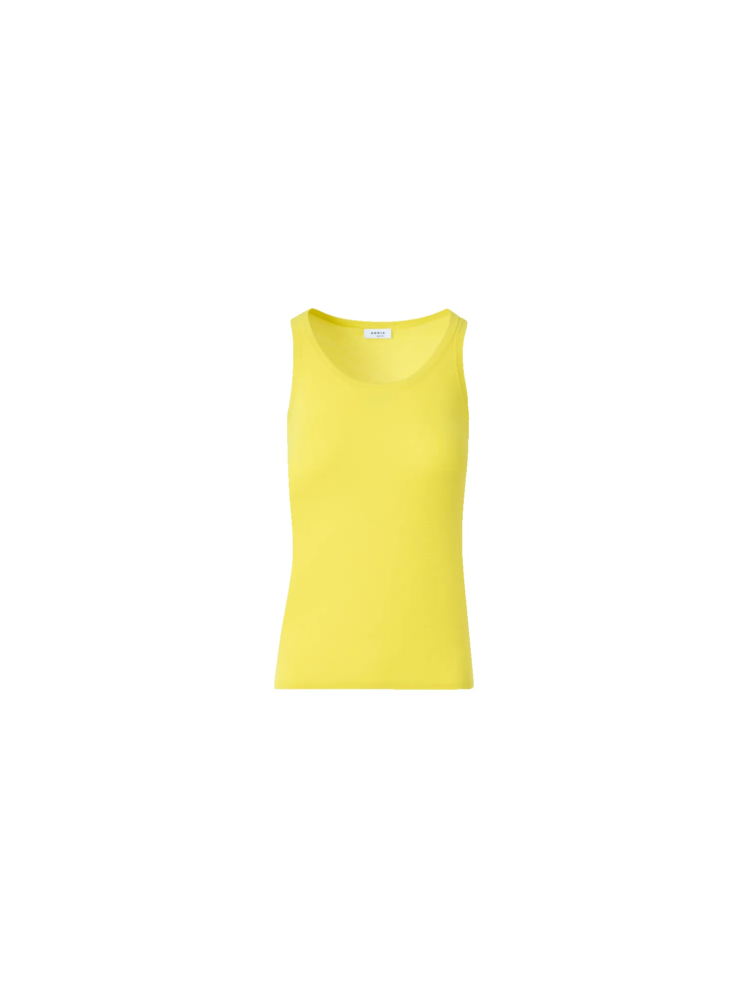 Fitted Merino Wool Tank Top with Scoop Neck sold by Akris