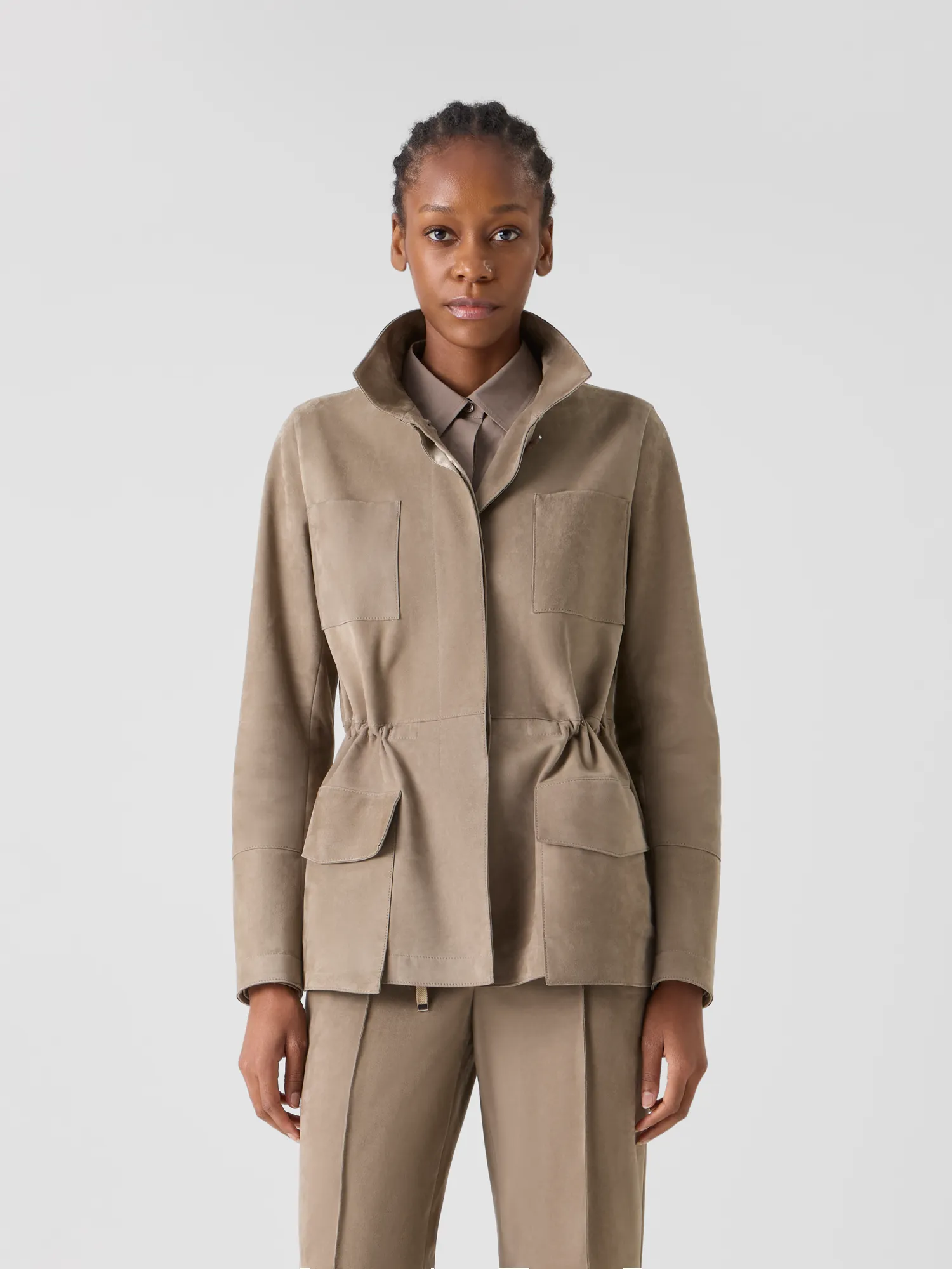 Chianti Safari Jacket in Suede sold by Akris product image thumbnail 2