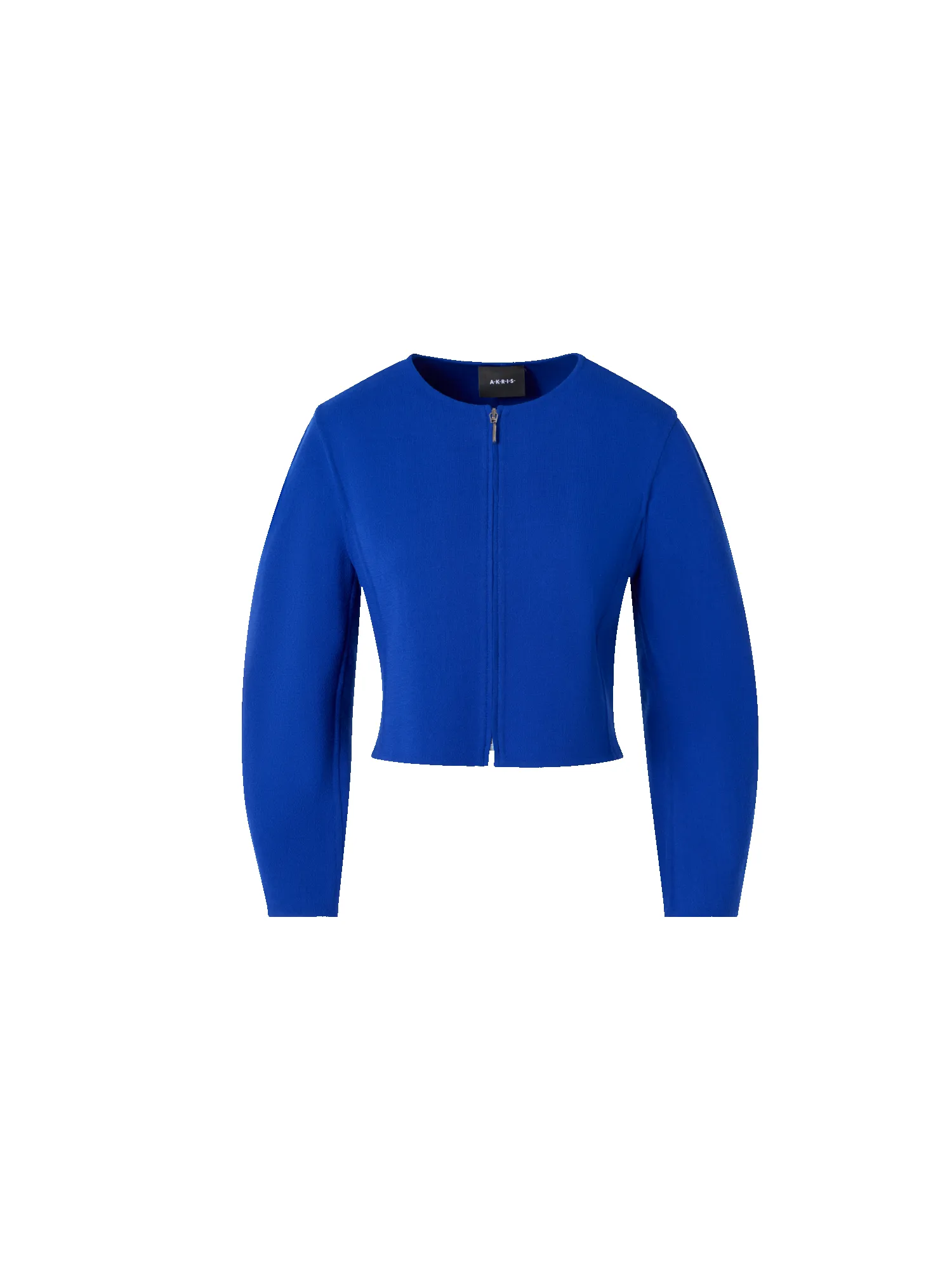 Harriet Short Fitted Jacket in Wool Double-Face sold by Akris