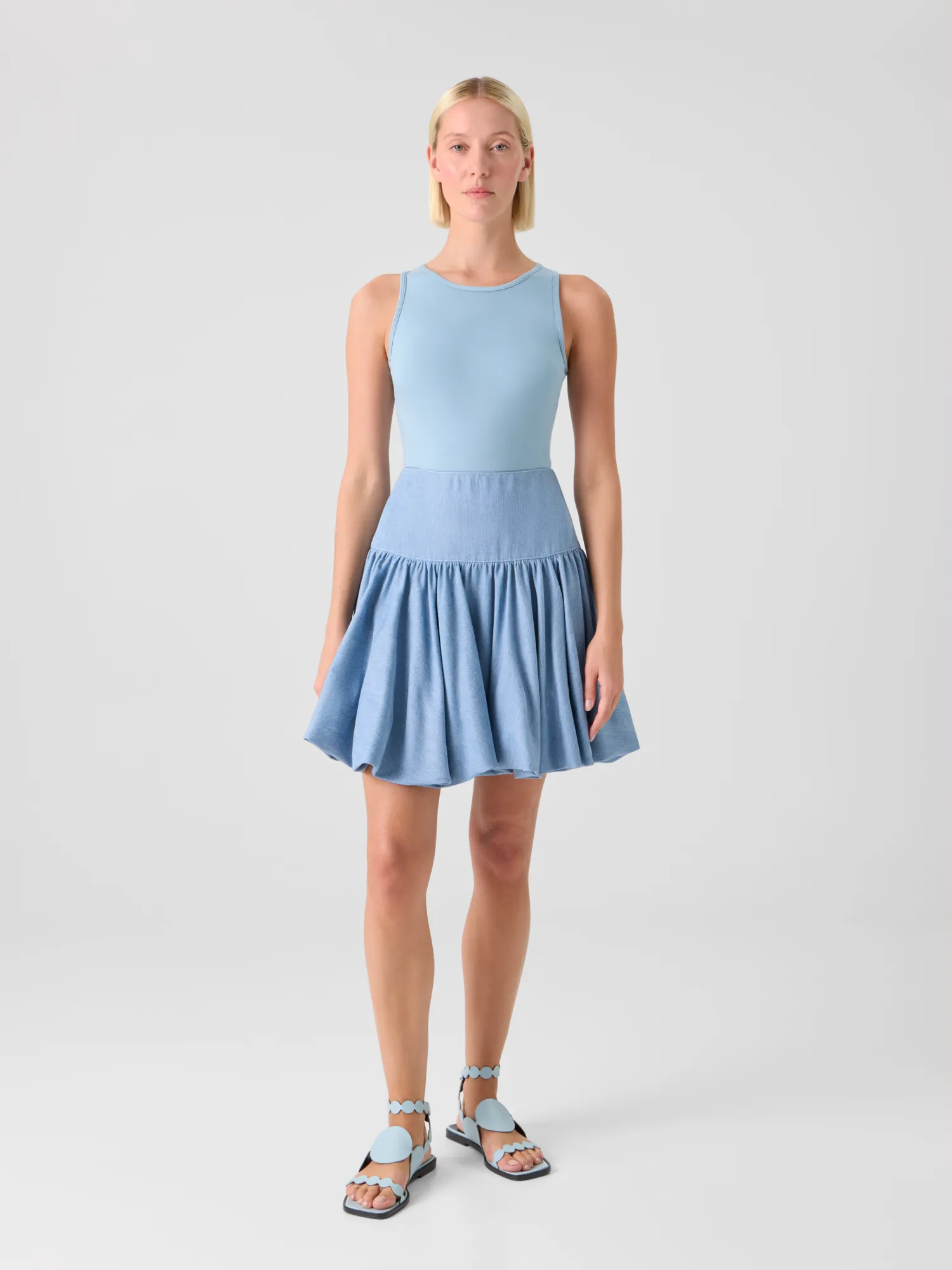 Fitted Speedo Top in Stretch Modal Jersey sold by Akris product image thumbnail 2