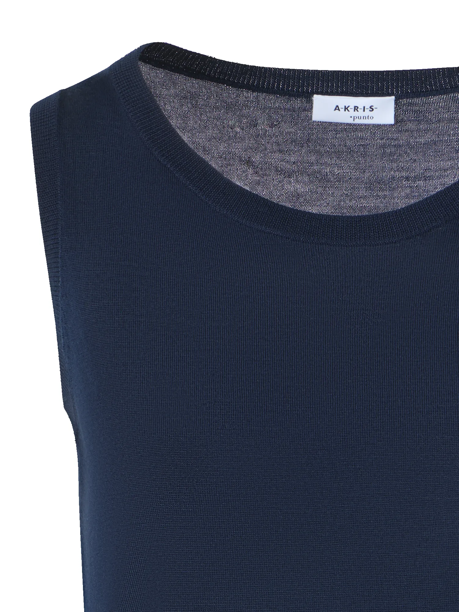 Boat Neck Lightweight Merino Wool Knit Top sold by Akris product image thumbnail 3
